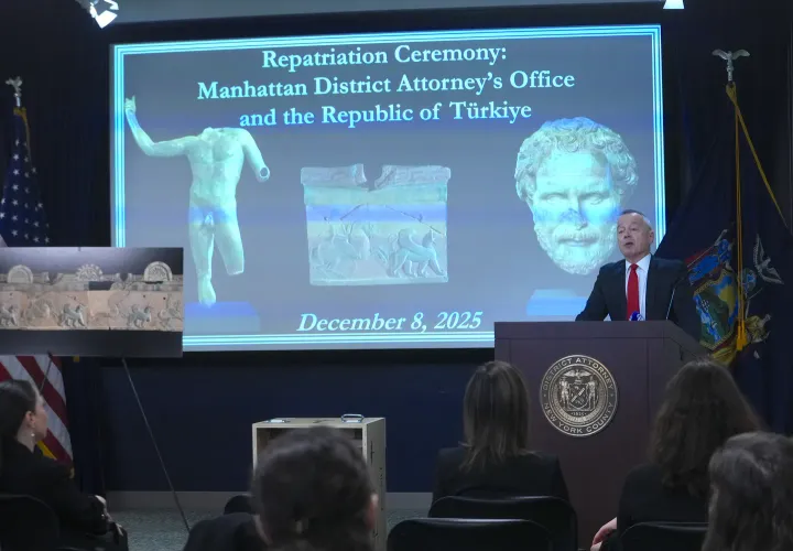 Türkiye welcomes return of looted Anatolian artefacts from the US