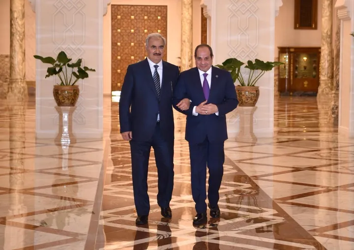 Egypt's Sisi and Libyan commander Haftar reaffirm support for Sudan’s territorial unity