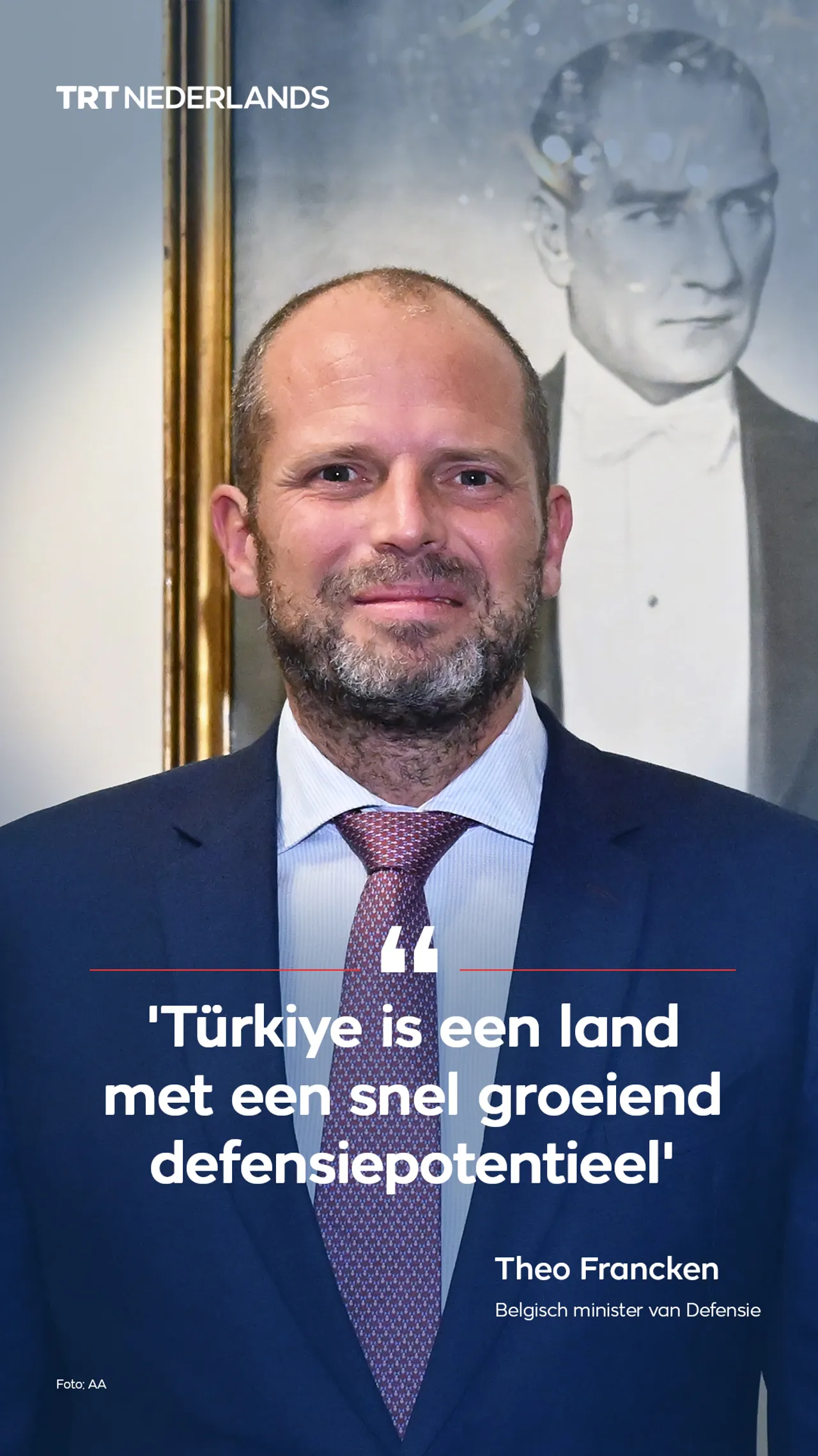 'Türkiye is een land met een snel groeiend defensiepotentieel': Belgisch Minister van Defensie