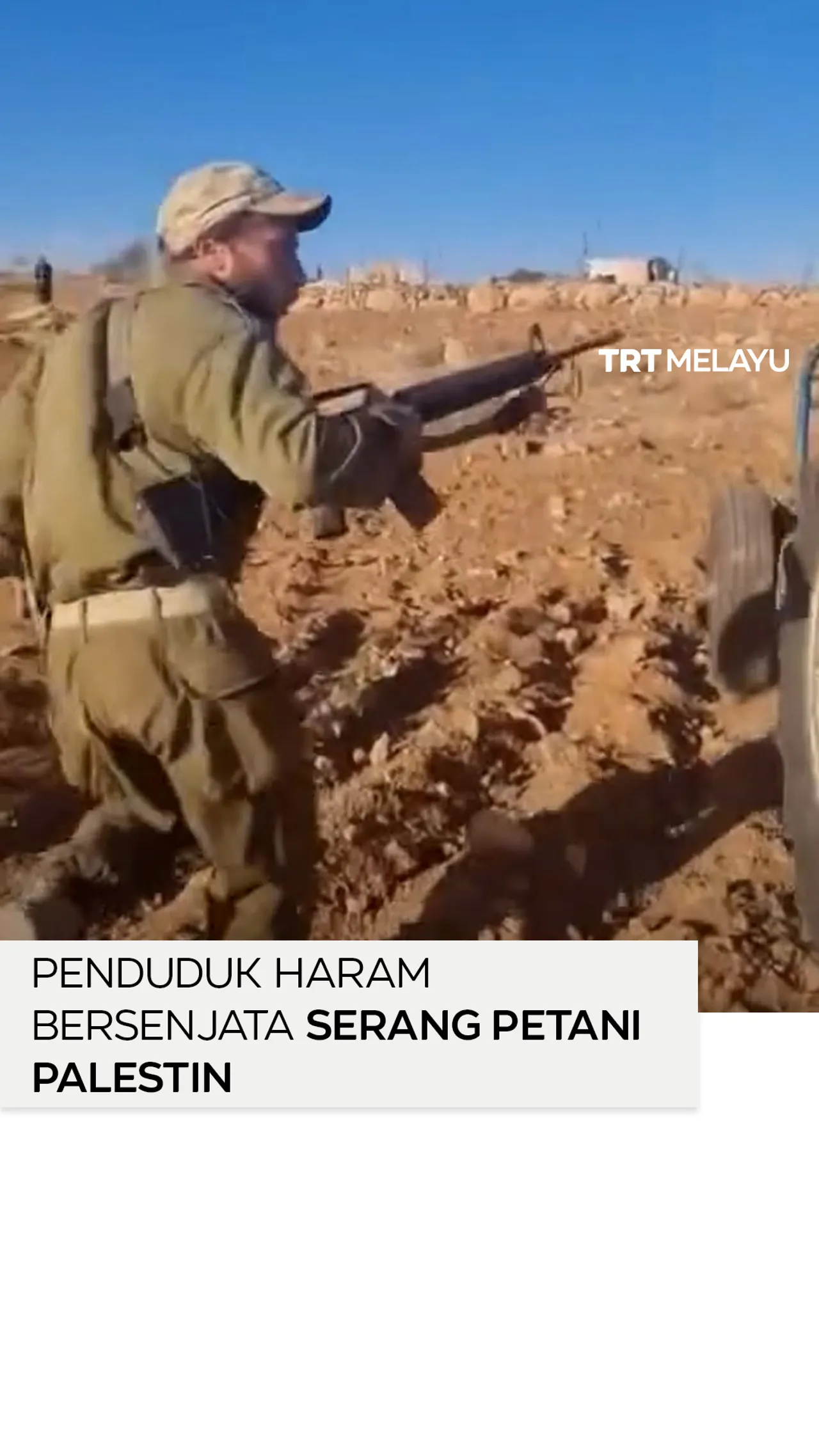 Penduduk haram bersenjata serang petani Palestin