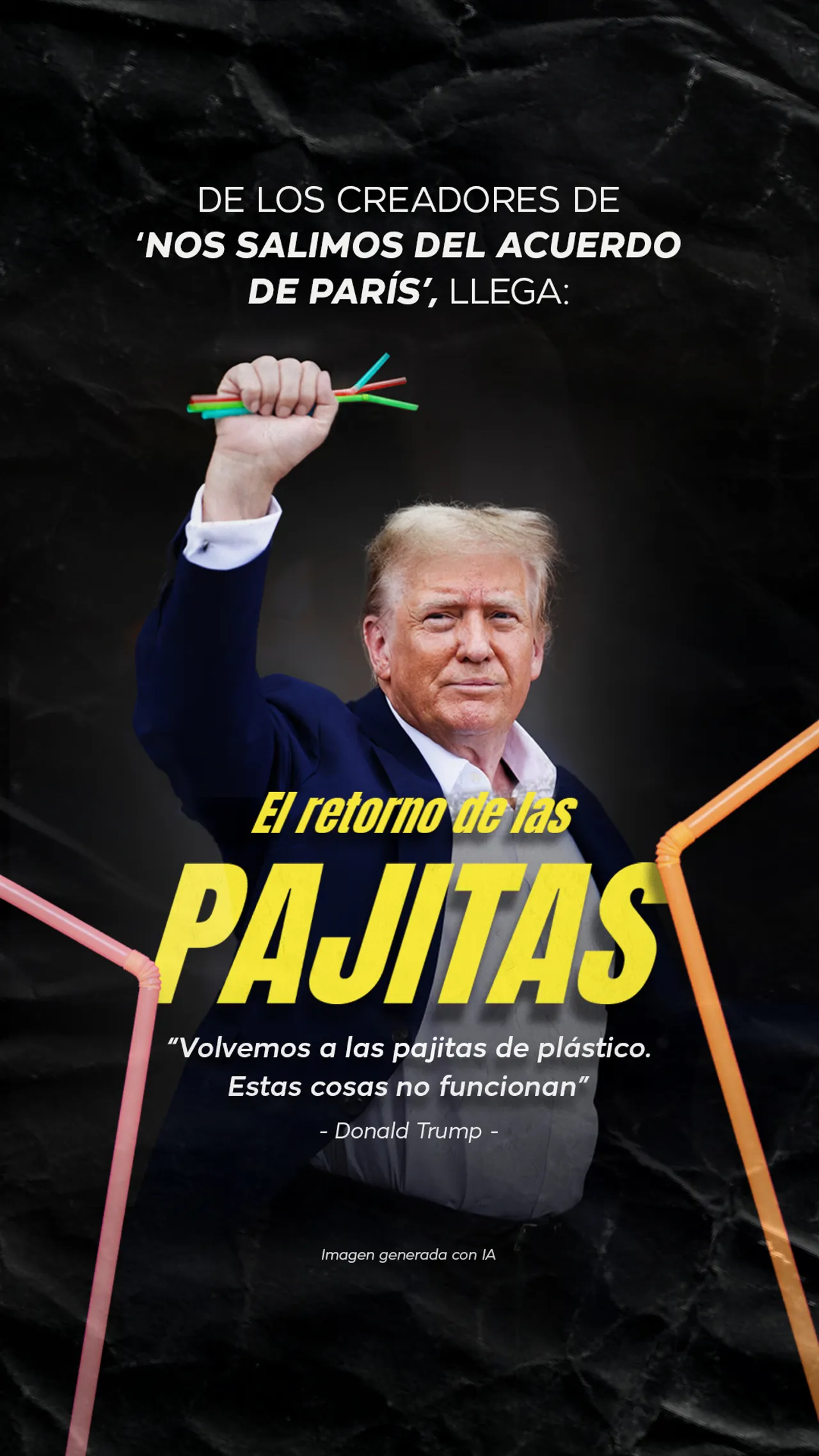 El retorno de las pajitas de plástico