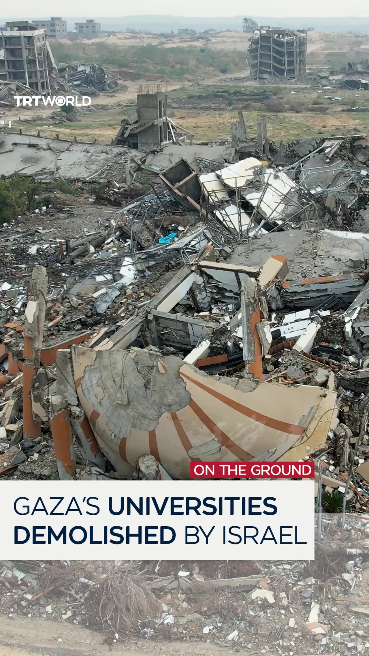 Israel’s war leaves Gaza’s universities in ruins