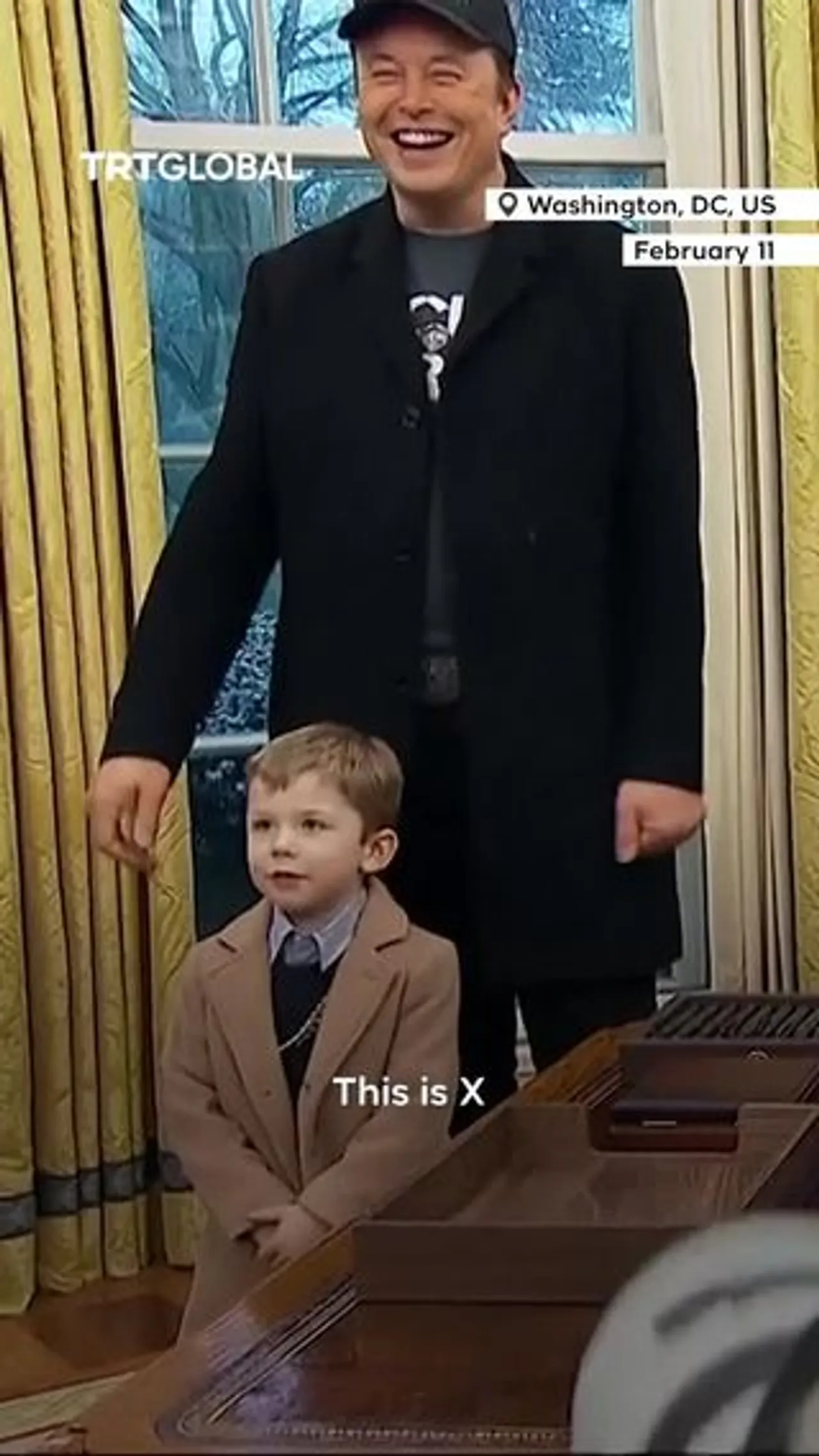 X Æ A-Xii causes trouble in the Oval Office