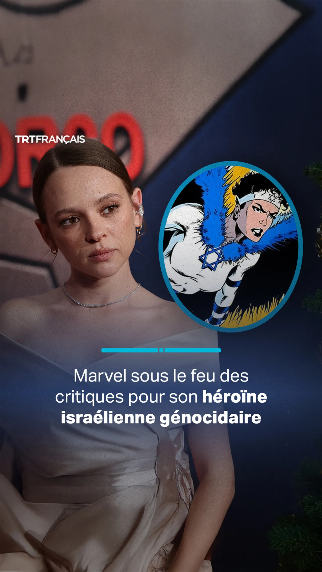 Marvel sous le feu des critiques pour son héroïne israélienne génocidaire