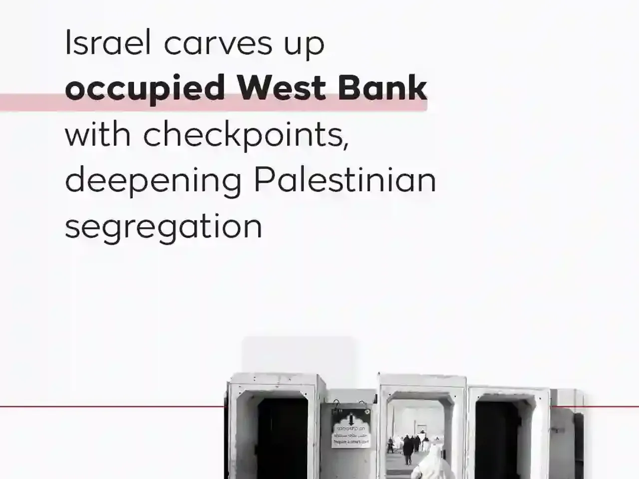 Occupied West Bank strangled by checkpoints