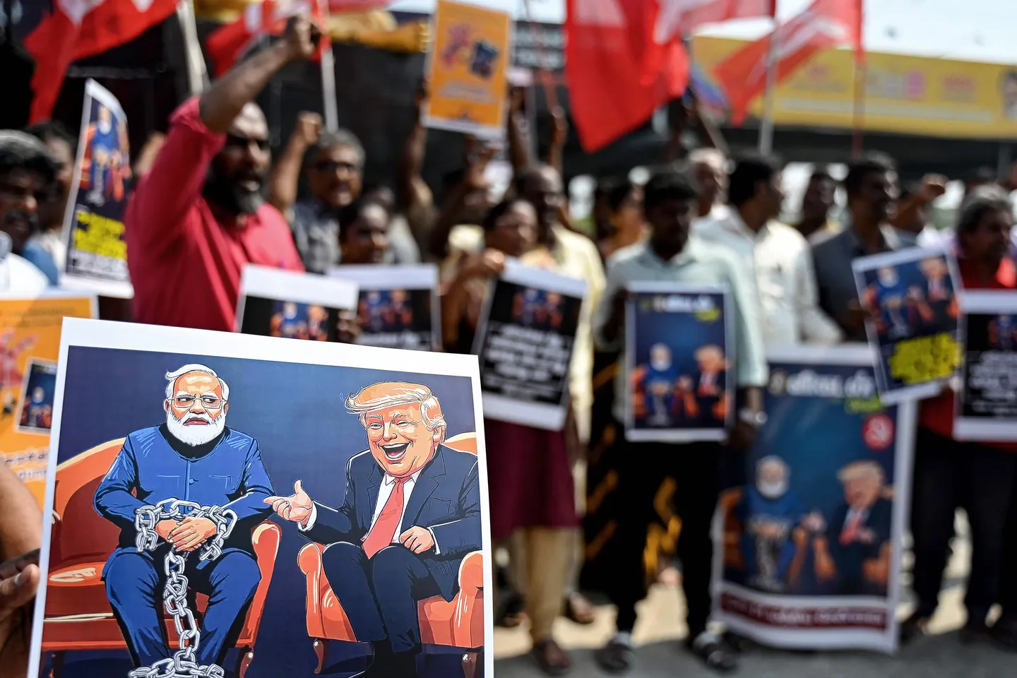 US begins imposing 50% tariffs on Indian goods as Trump warns Russia of 'economic war'