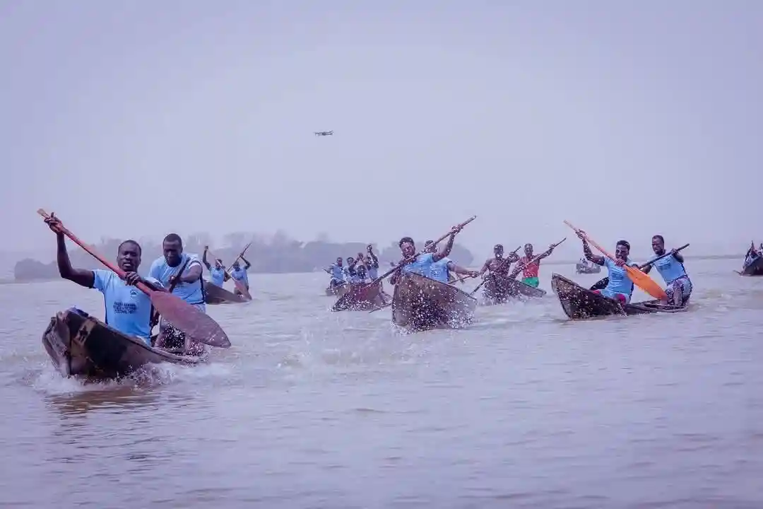 Rigata: Colourful display for Nigeria centuries-old water sports festival