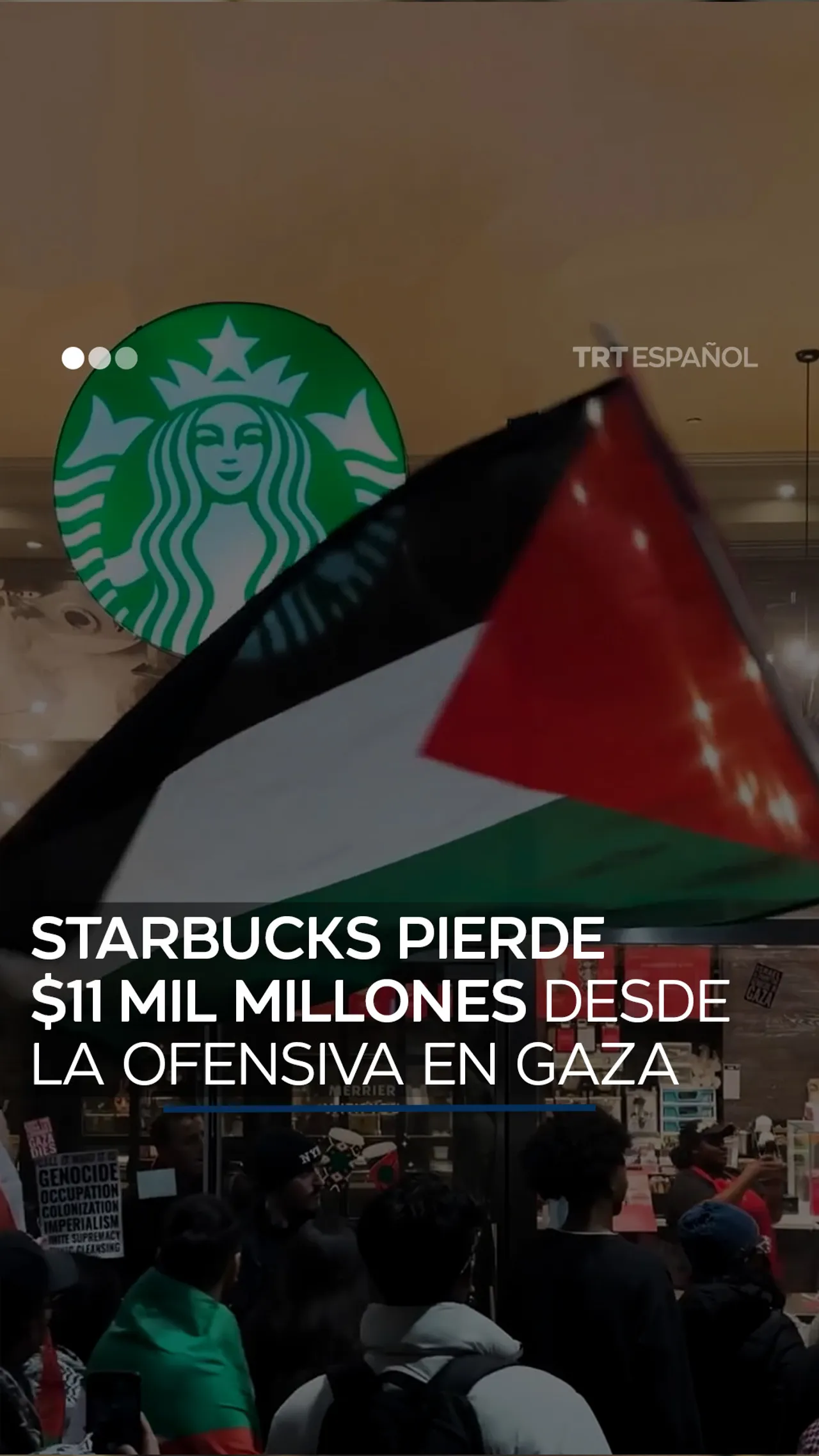 Starbucks pierde millones desde la ofensiva en Gaza