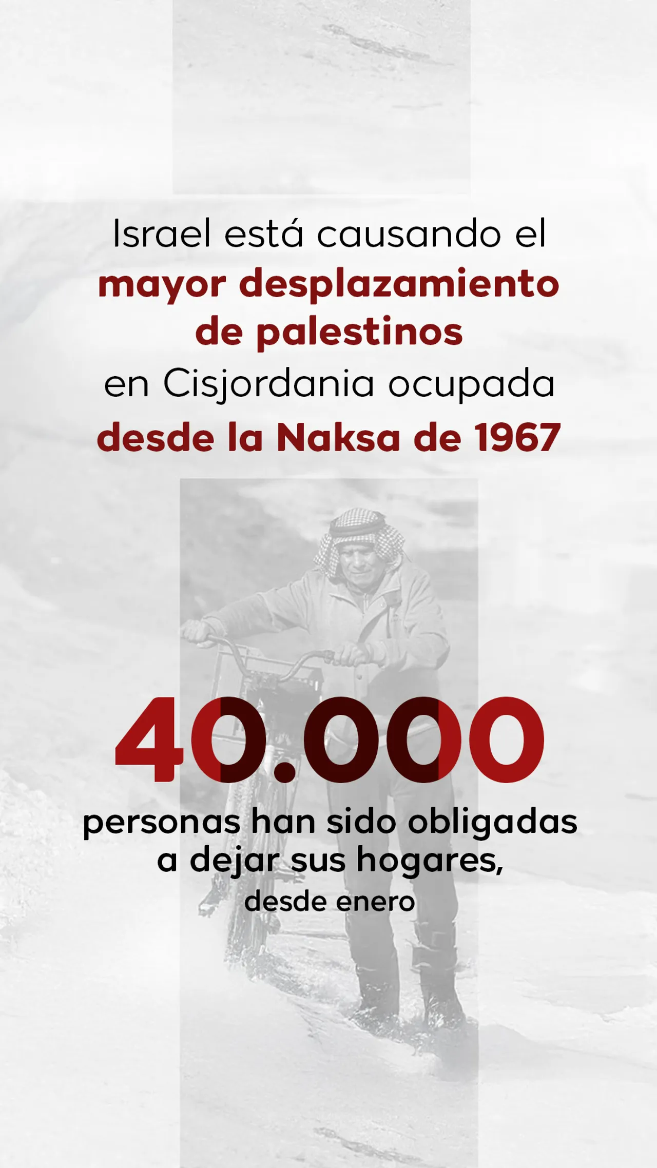 Mayor desplazamiento de palestinos desde la Naksa