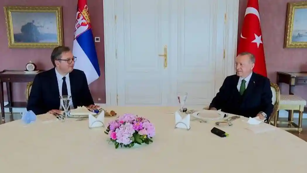 President Erdogan, Serbian counterpart Vucic discuss bilateral ties