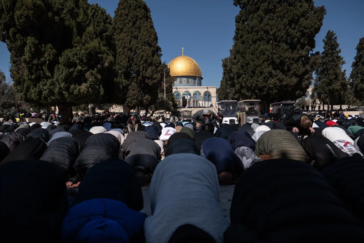 Al-Aqso masjidida Ramazon oyining birinchi juma namozi ado etildi