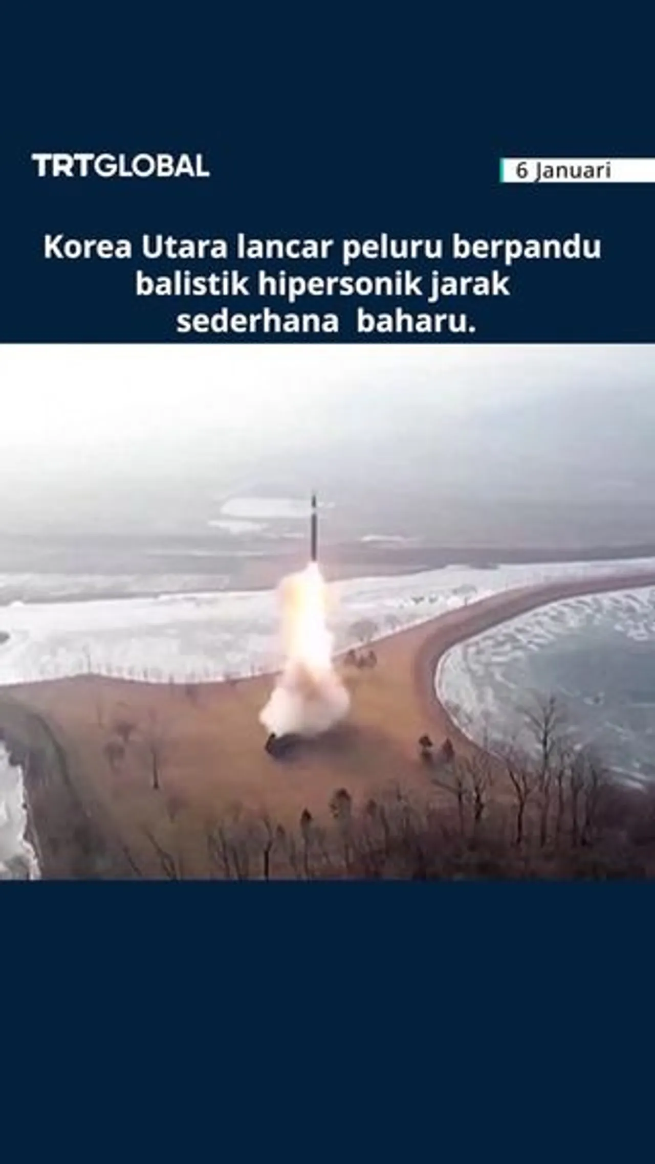 Korea Utara lancar peluru berpandu balistik hipersonik jarak sederhana baharu