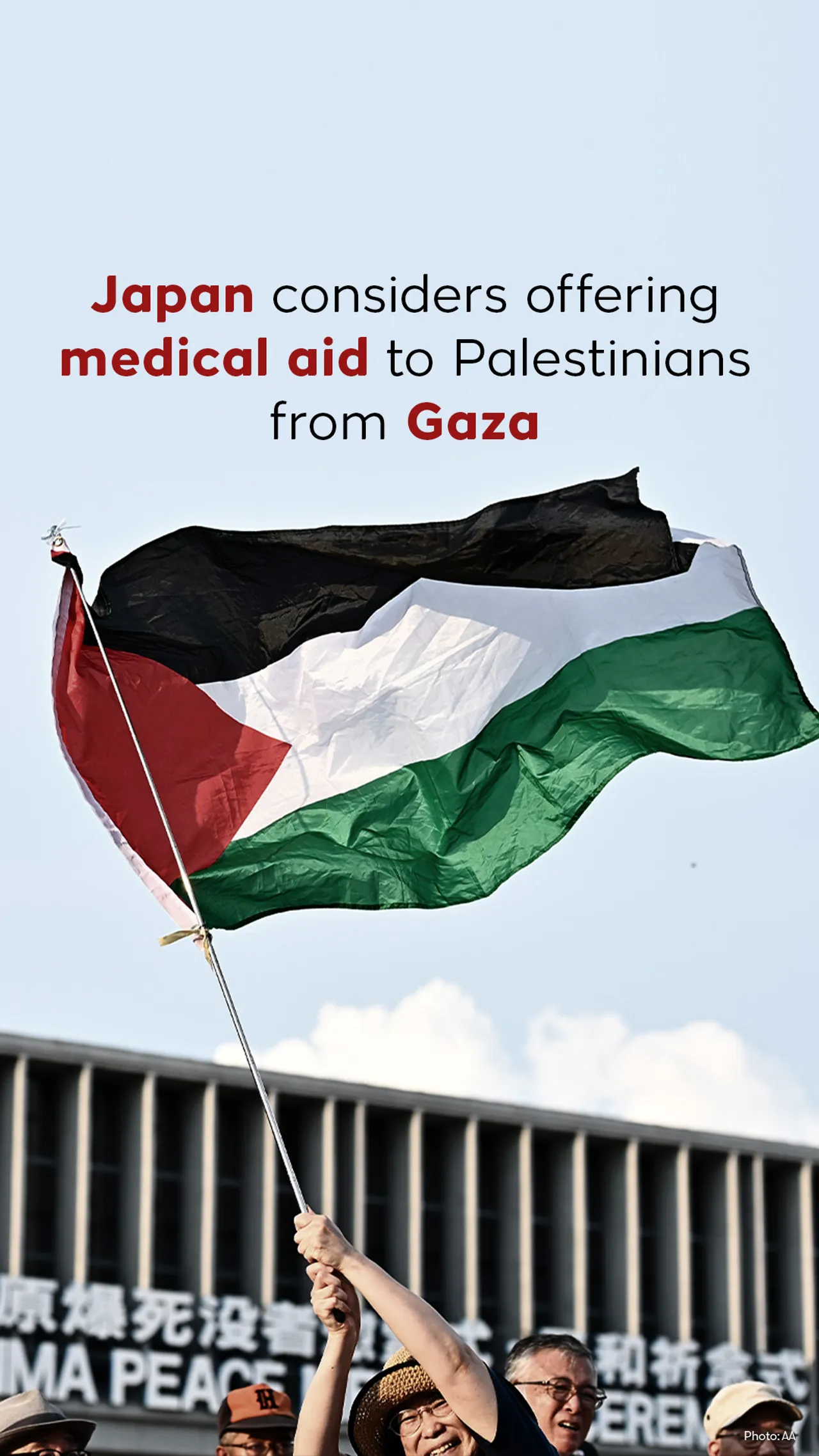 Japan considers offering medical aid to Palestinians from Gaza