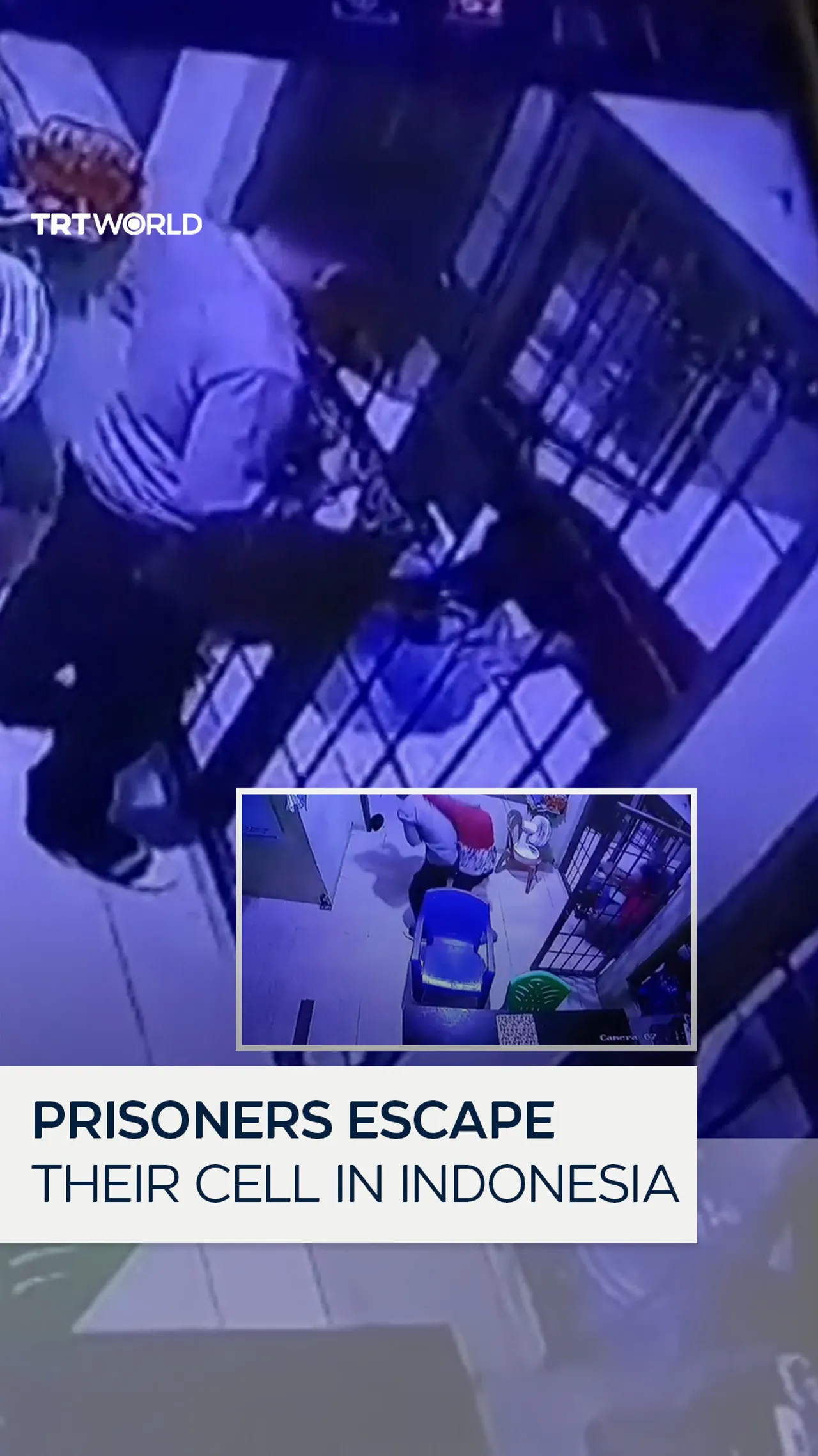 Prisoners overpower guard to escape their cell in Indonesia