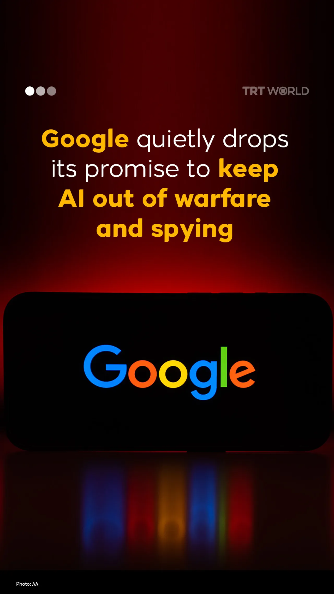 Google quietly drops its promise to keep AI out of warfare and spying