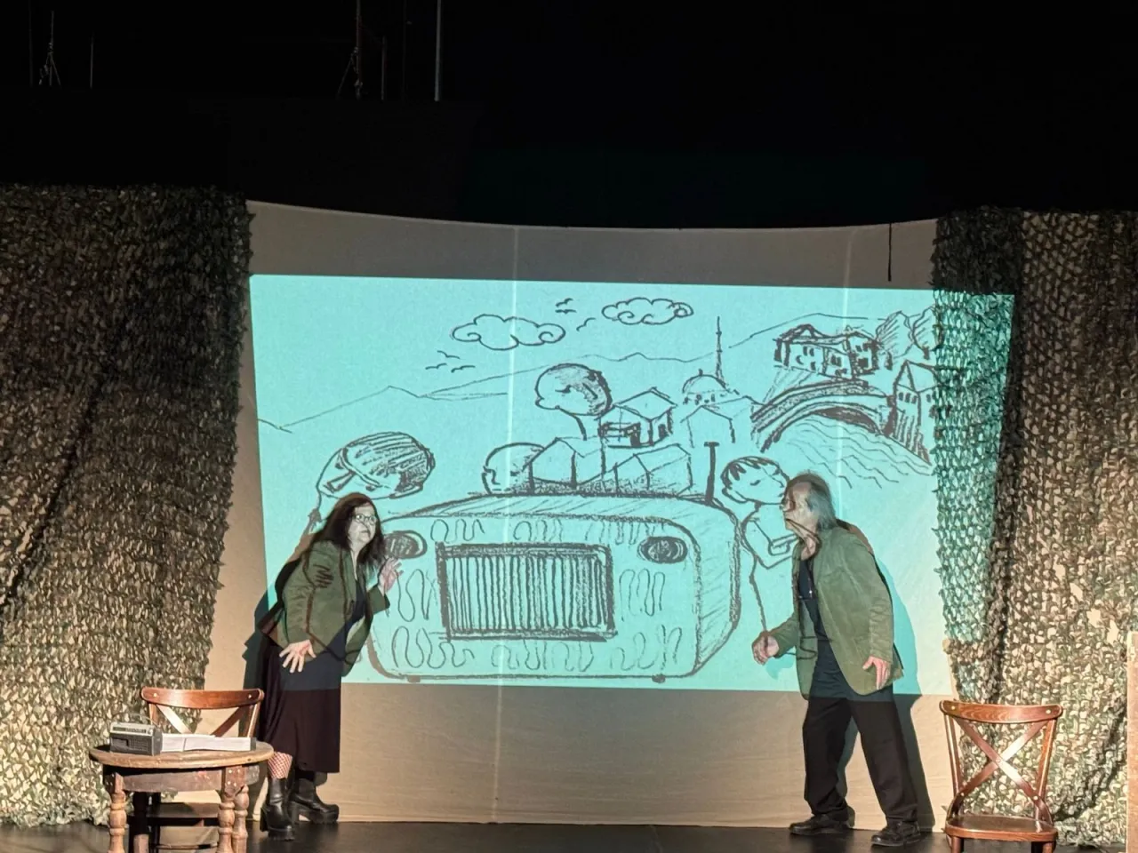 جنگ بوسنی در صحنه؛ «پدر، بیرون نرو» در جشنواره بین‌المللی تئاتر گرجستان