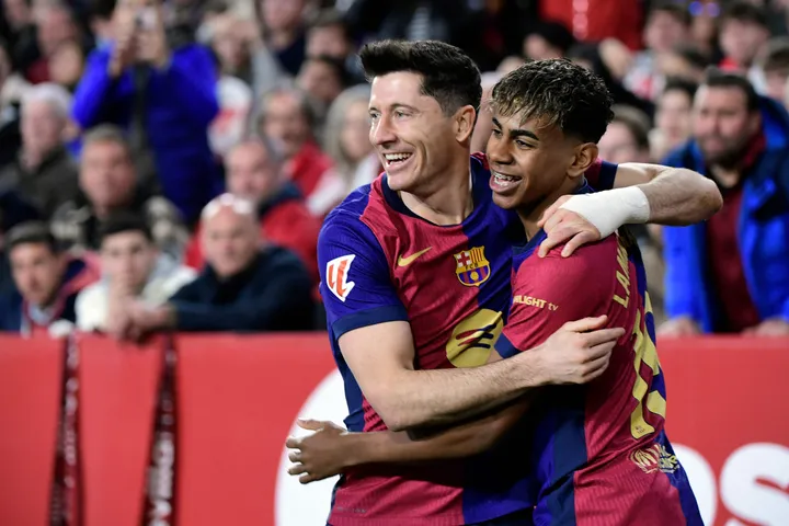 UEFA ta ci tarar Yamal da Lewandowski kan shan ƙwayoyin kuzari, ta hukunta kocin Barcelona