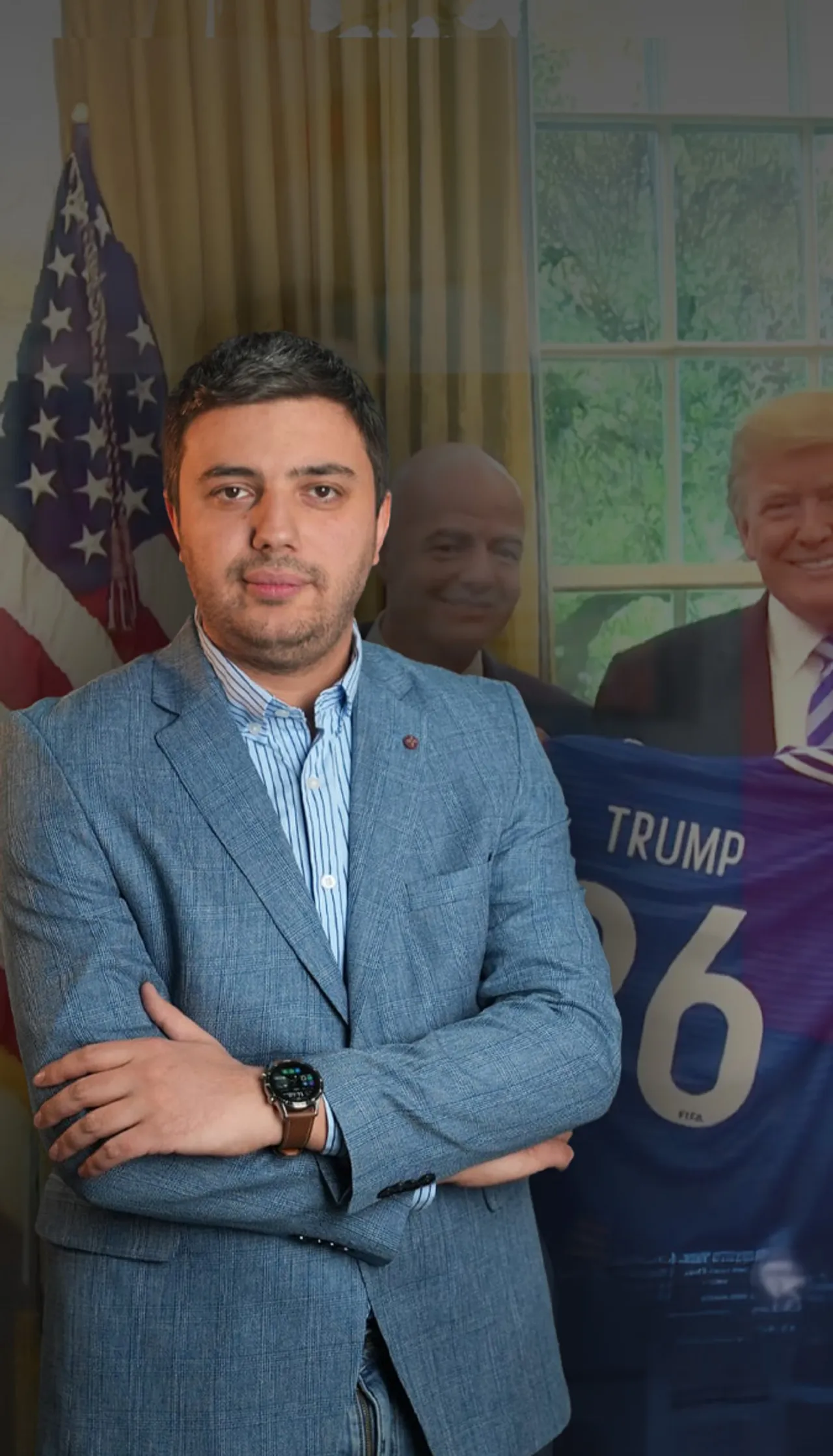 Зошто Инфантино често го гледаме на настаните на Трамп?