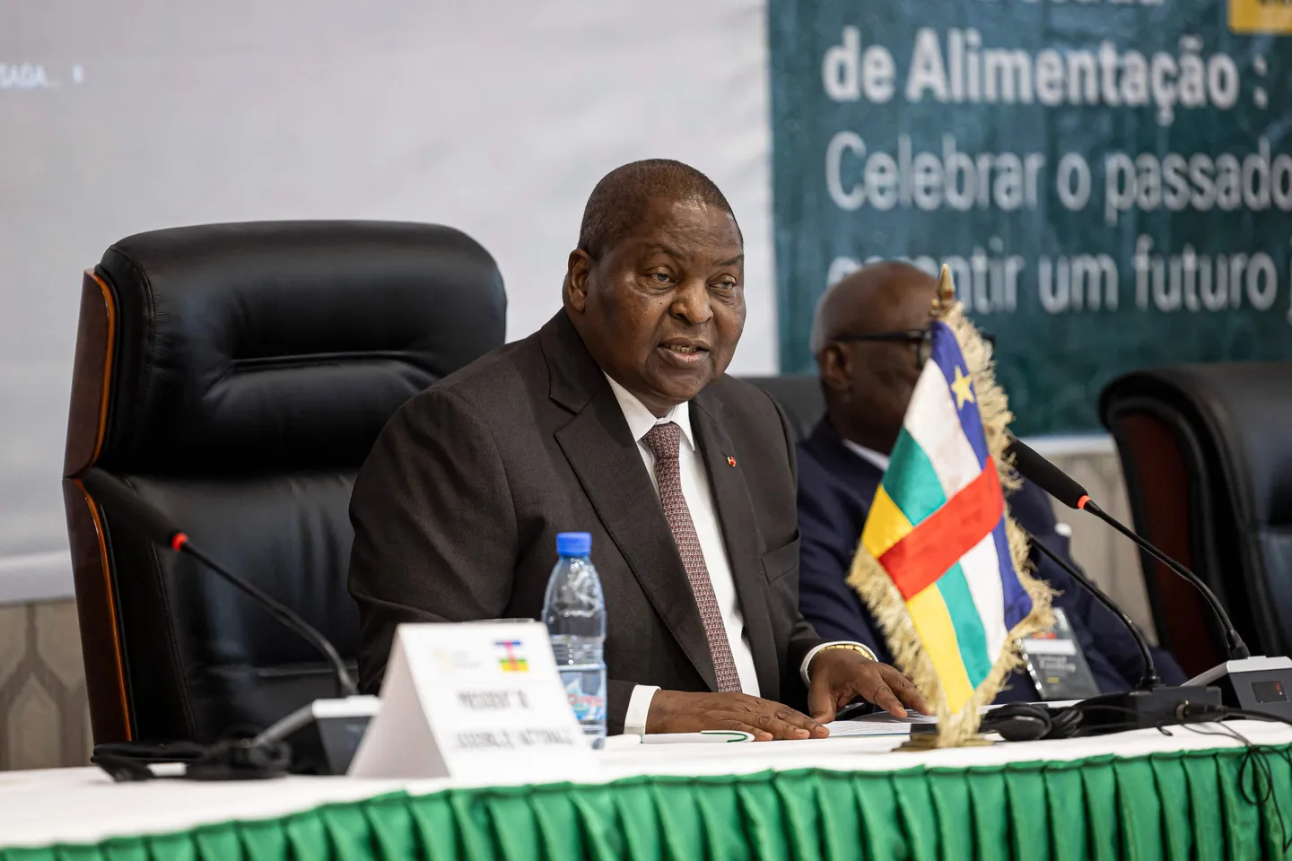 Central African Republic president has 'routine' health checks in Belgium