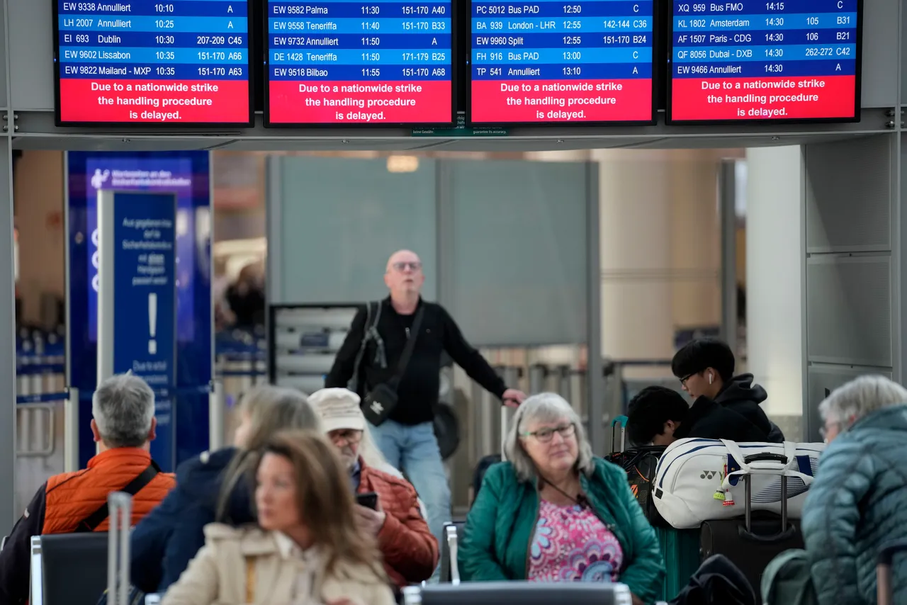 Strike at German airport affects tens of thousands of passengers