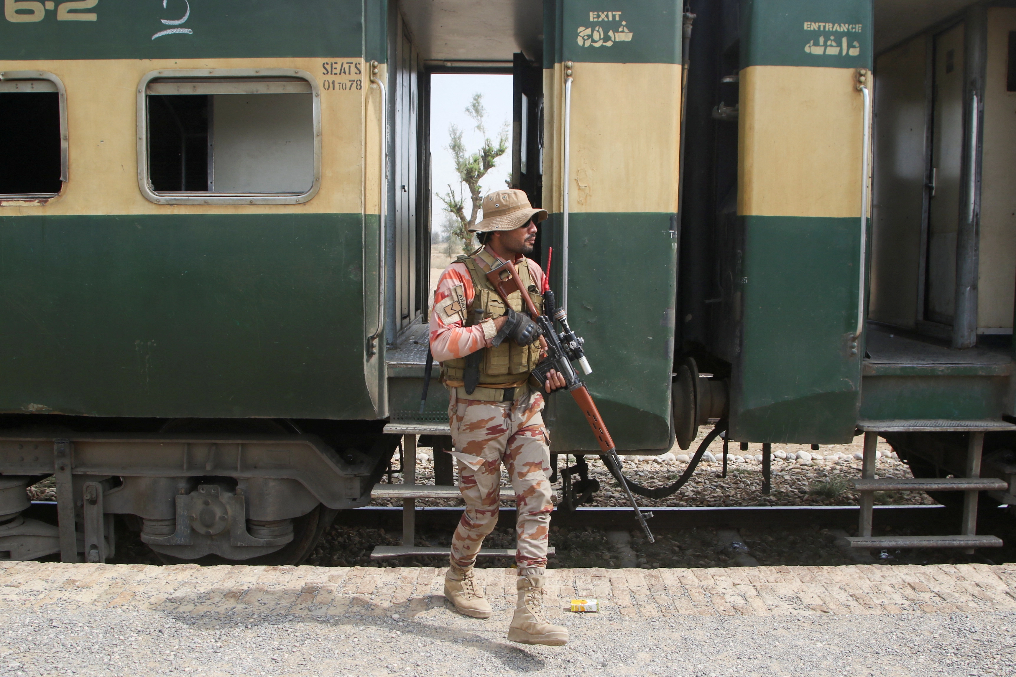 Pakistani forces battle terrorists to free remaining hostages on hijacked train