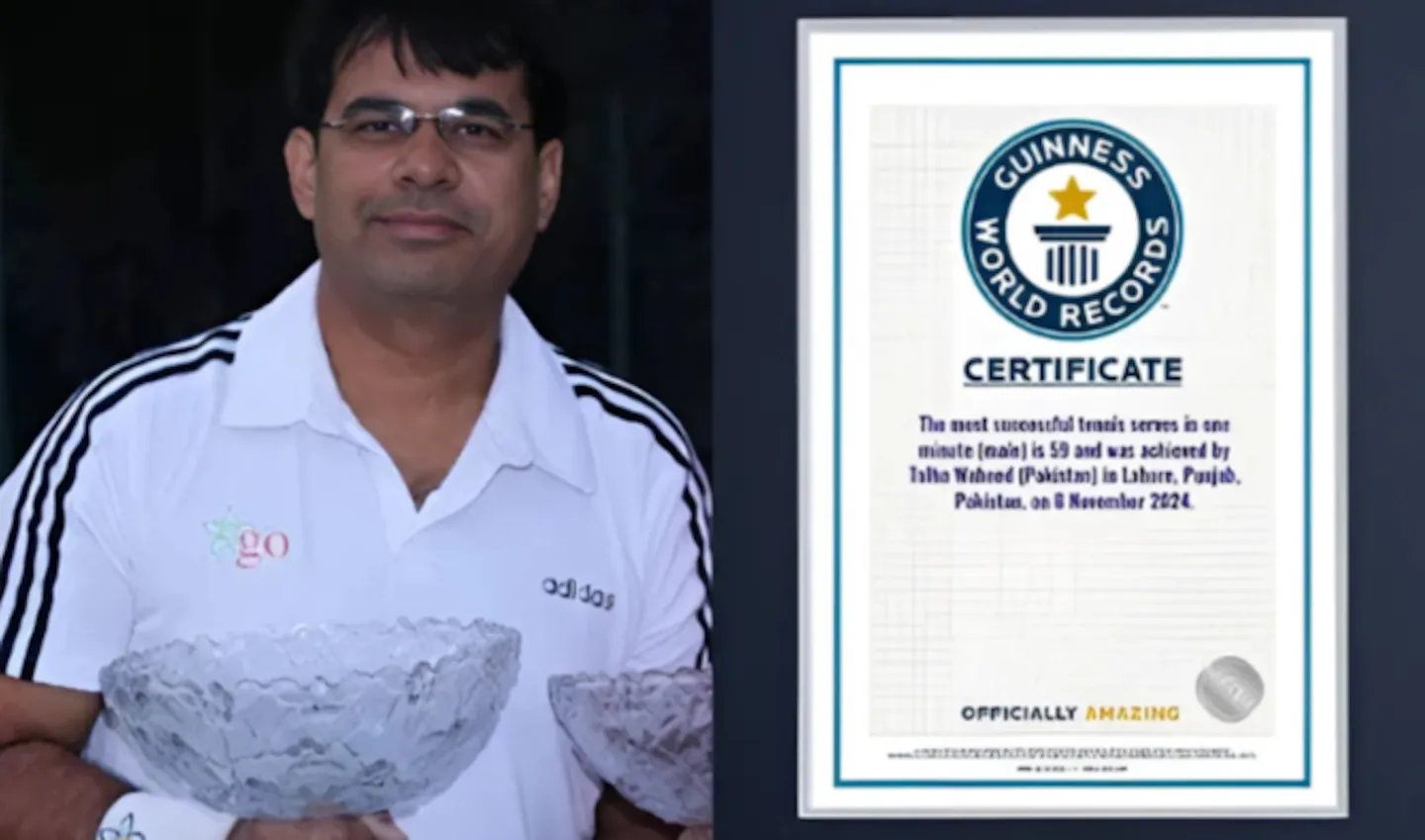 パキスタンのテニス選手、記録破りのサーブで歴史を切り開く