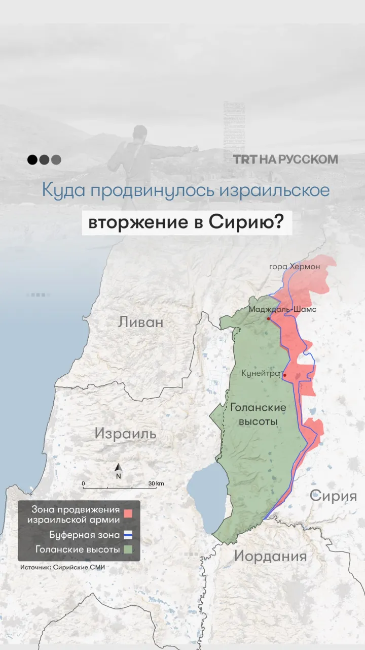 Израилю нужна слабая и раздробленная Сирия и он не скрывает аппетиты на ее территорию