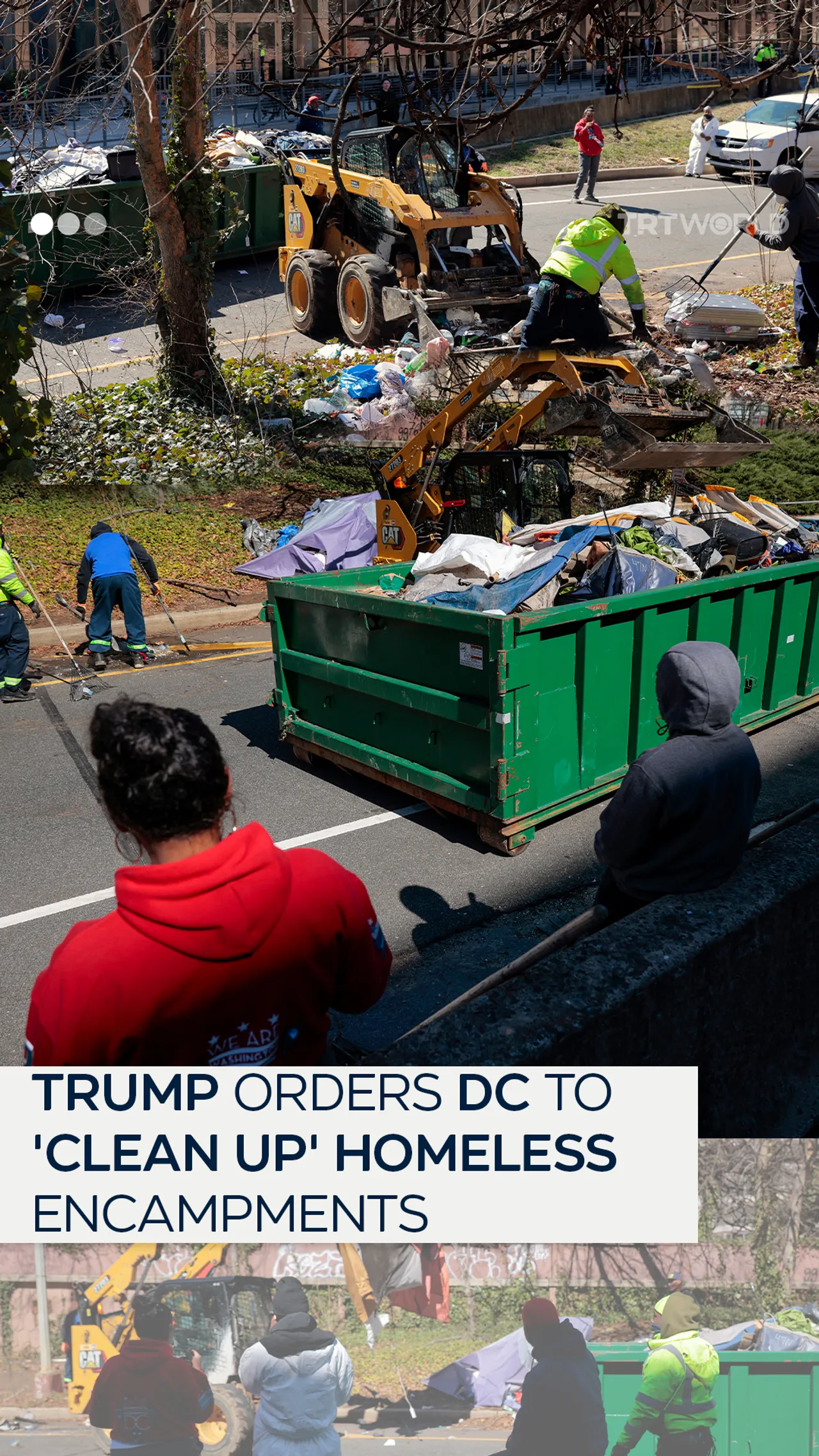 Trump orders DC to ‘clean up’ homeless encampments