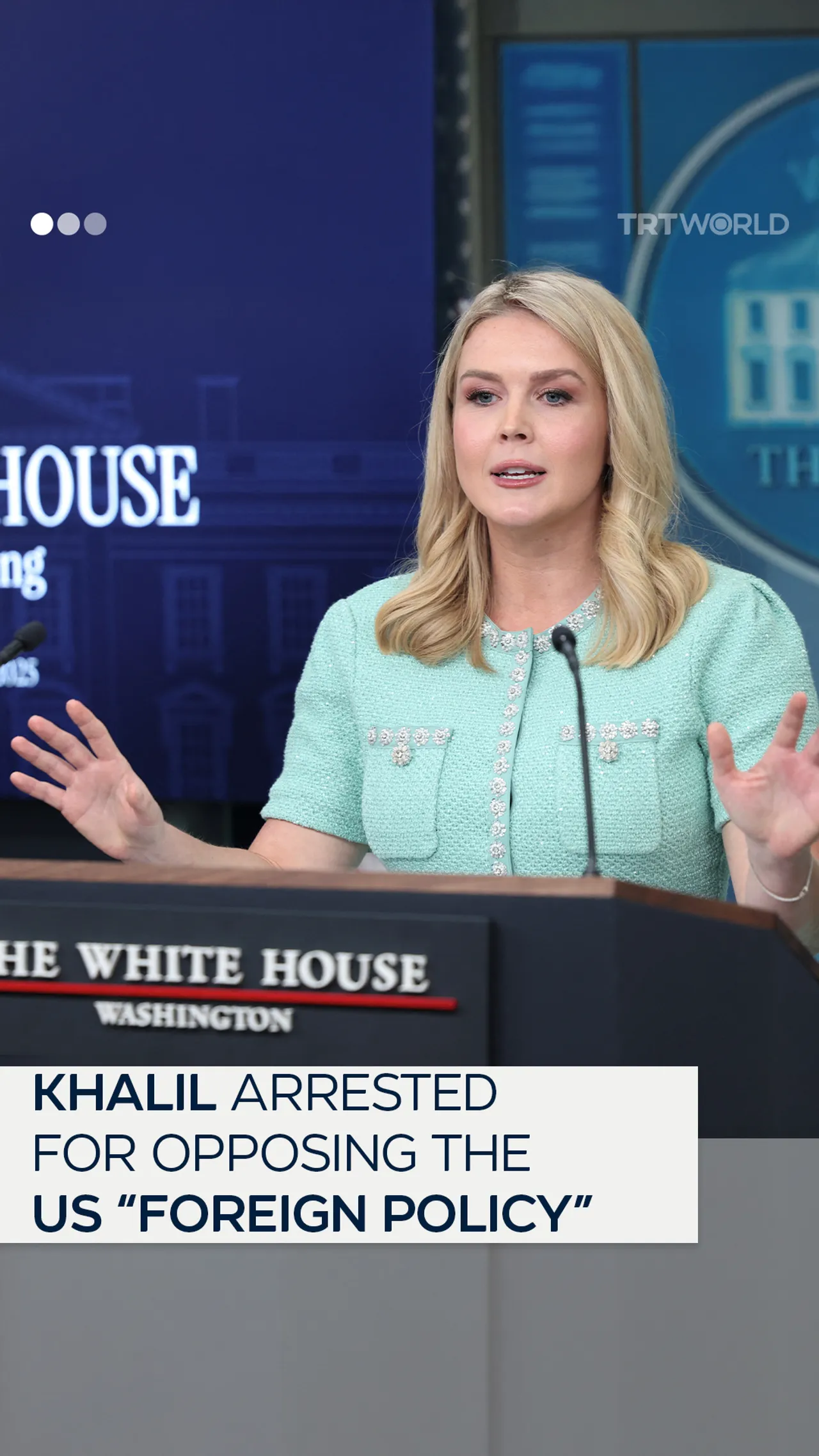 Khalil arrested for opposing the US “foreign policy”