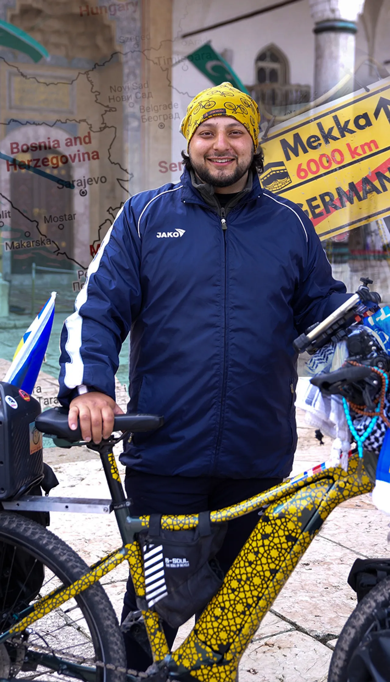 6.000 km me biçikletë deri në Meke