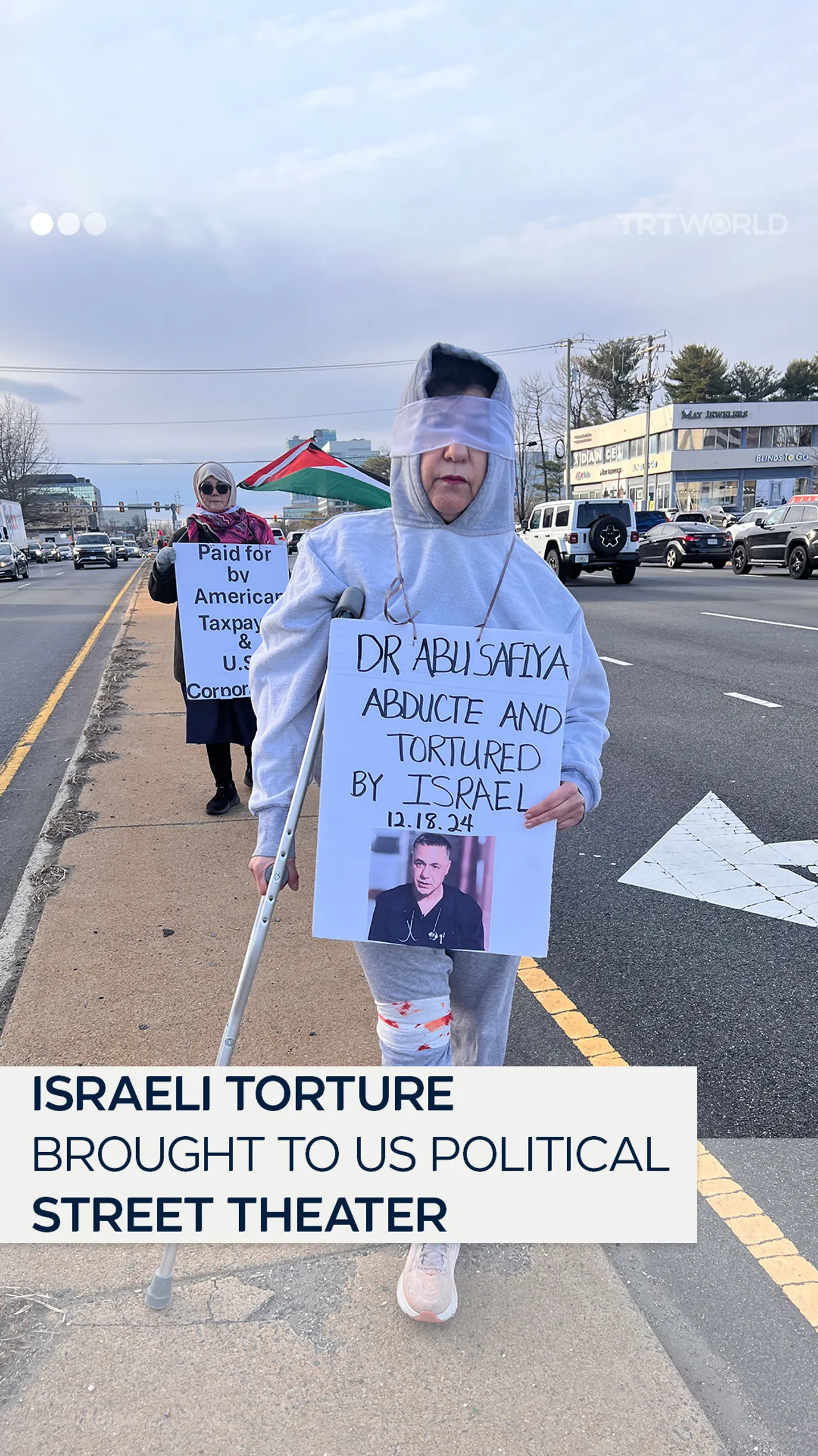 Israeli torture brought to US political street theater