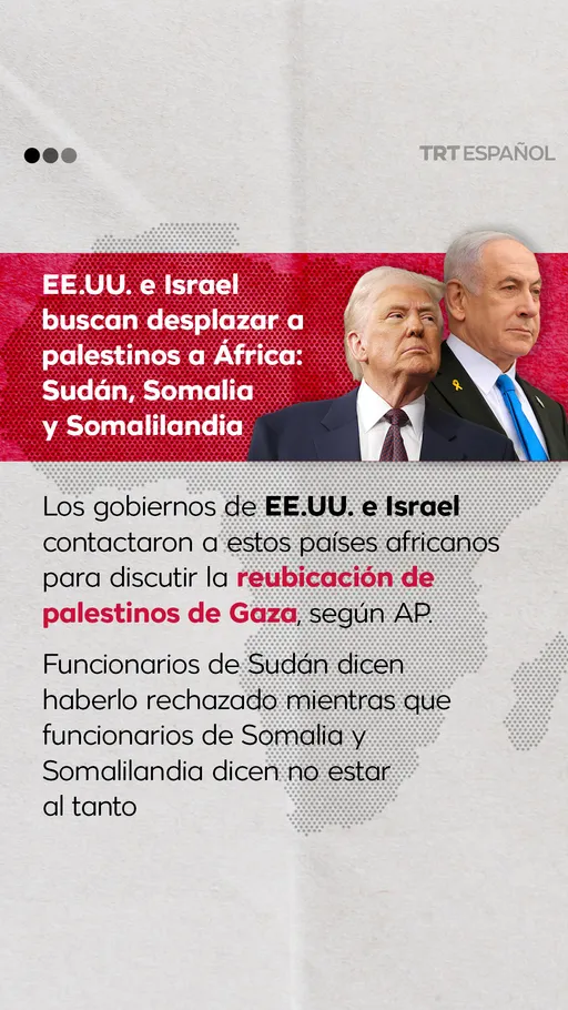 EE.UU. e Israel buscan desplazar a palestinos a África
