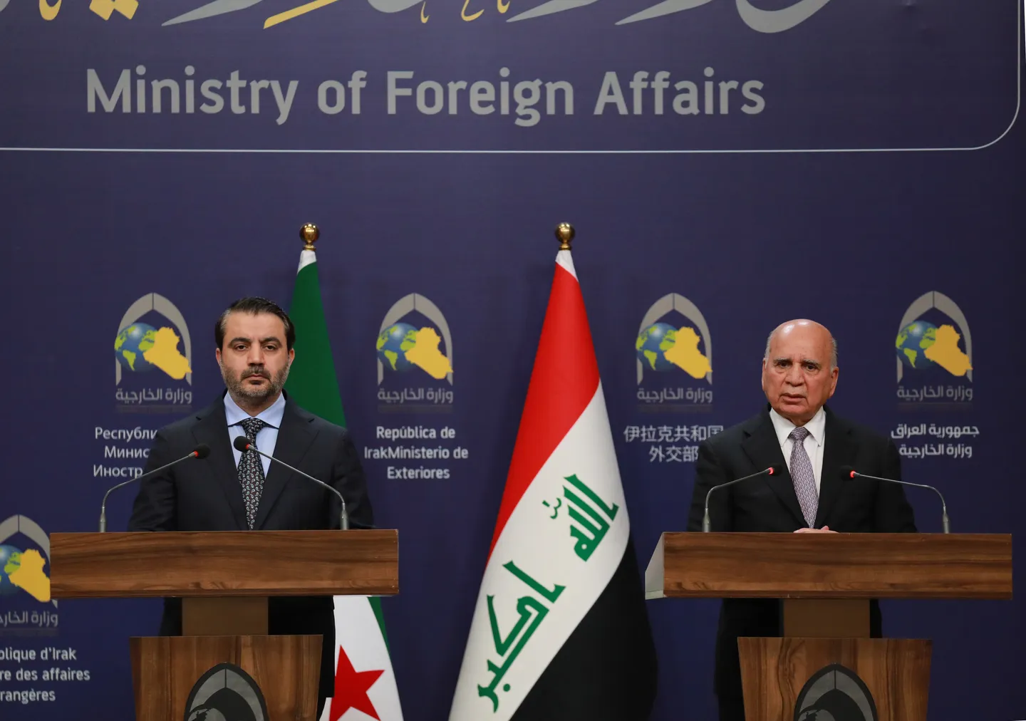 وزير الخارجية السوري من بغداد: مستعدون للتعاون مع العراق في محاربة داعش الإرهابي