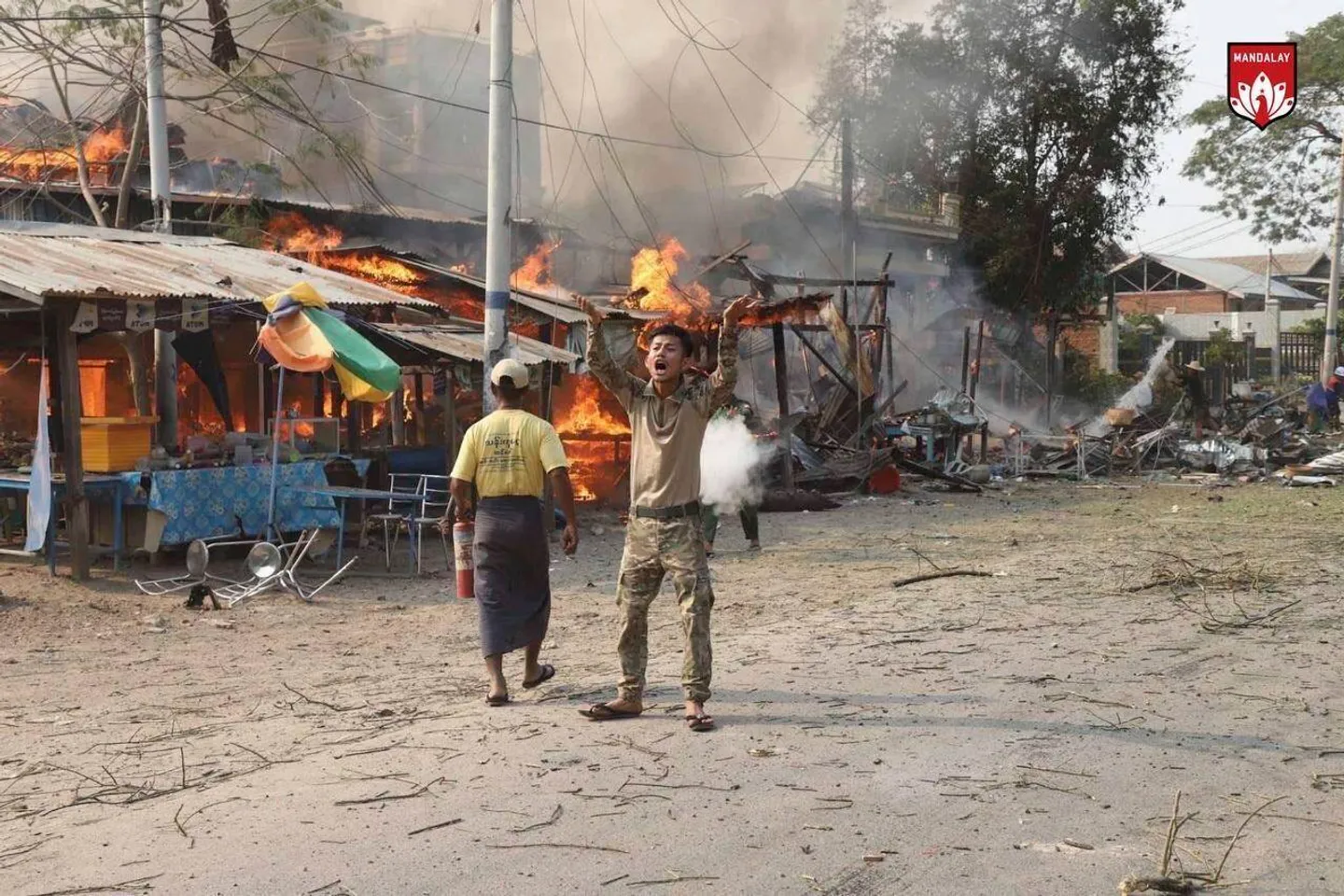 M'yanma armiyäseneң ber awılğa hawa höcümendä 12 keşe ülde
