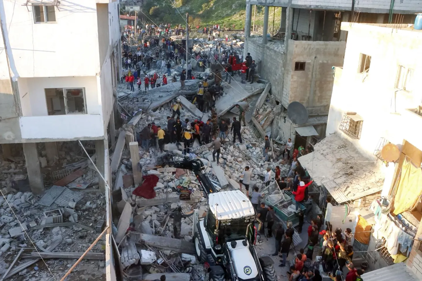 At least 16 killed in suspected old bomb blast in Syria's Latakia