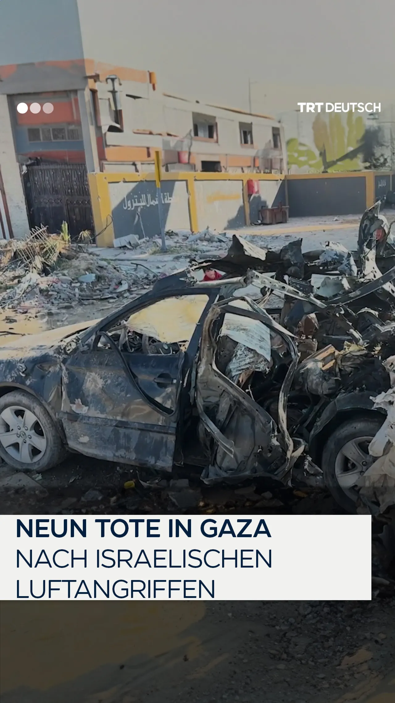 Neun Tote in Gaza nach
israelischen Luftangriffen