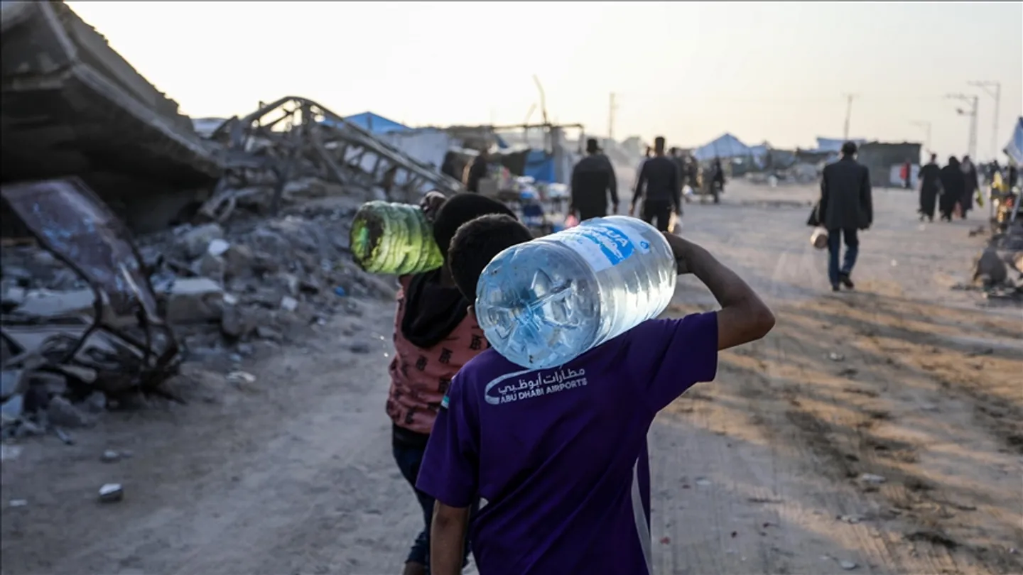 Advierten sobre escasez crítica de agua en Gaza por el bloqueo israelí