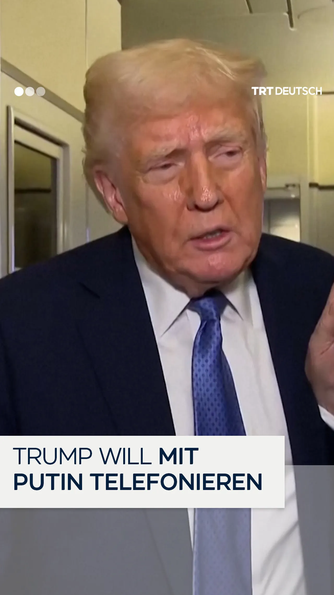 Trump will mit
Putin telefonieren
