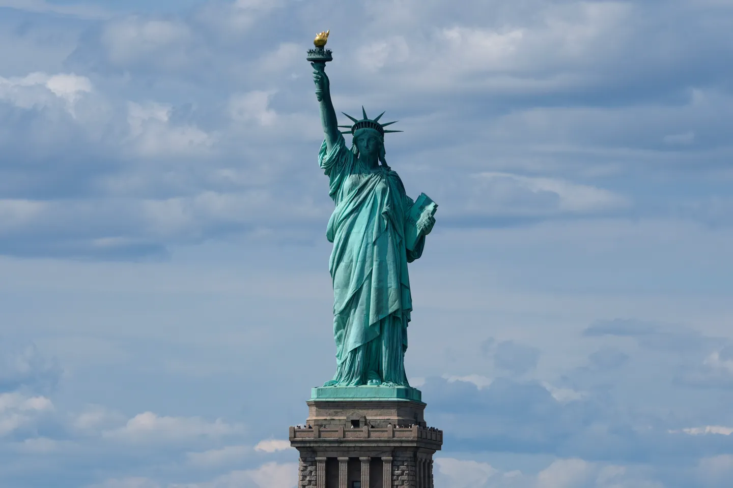 Trump-Sprecherin: Freiheitsstatue bleibt in den USA