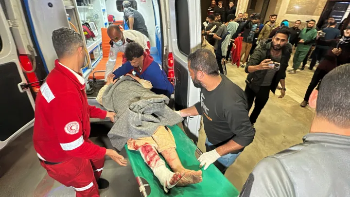 Medics say many children among 100 Palestinians killed by Israel