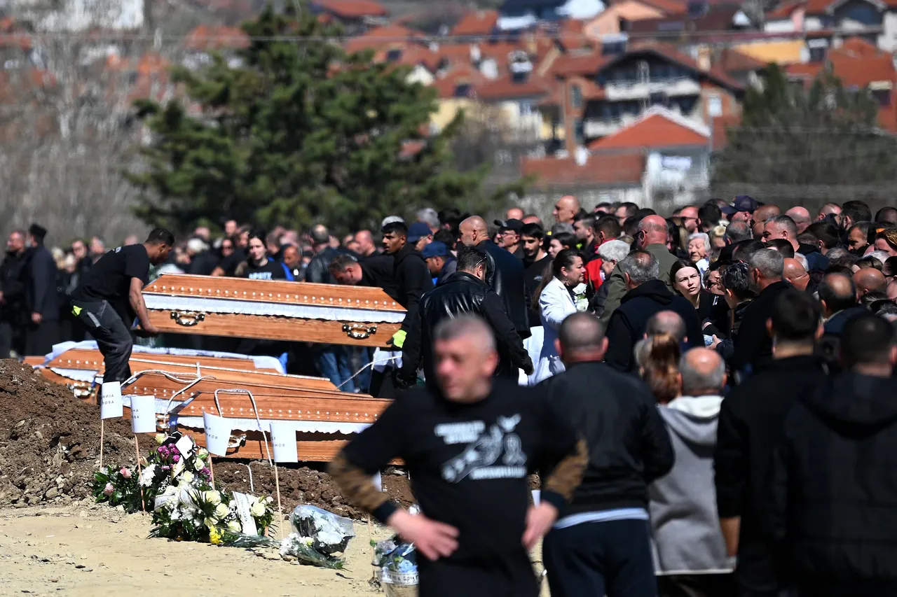 Nordmazedonien nimmt Abschied von Opfern der Brandkatastrophe