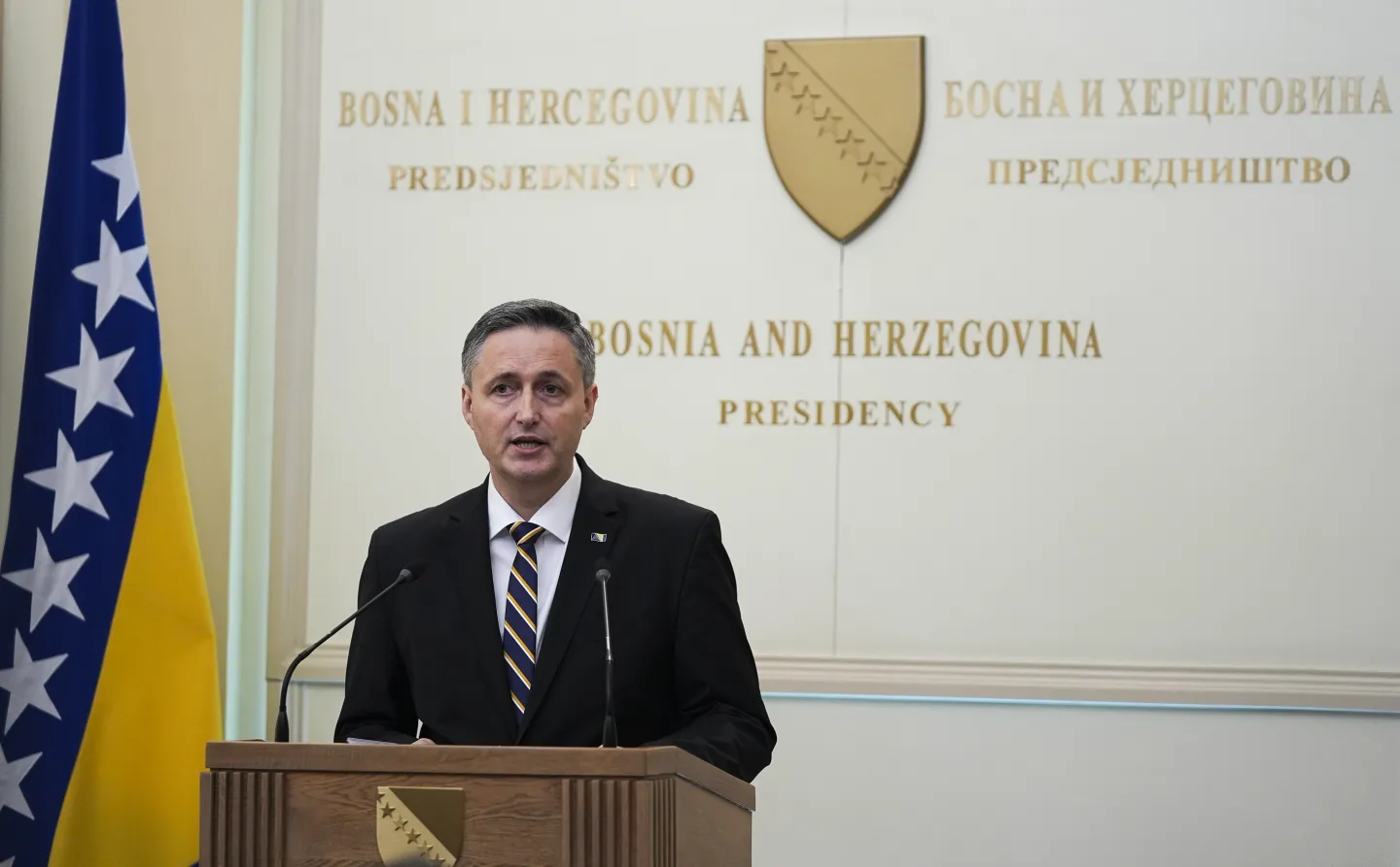 Bećirović razgovarao s predsjednikom Republike Italije Sergiom Mattarellom
