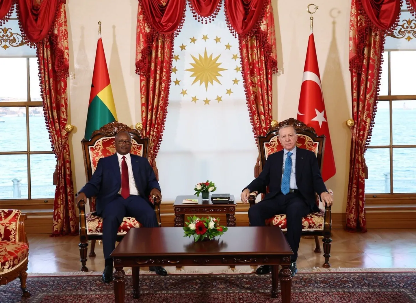 Turkish President Erdogan discusses ties with Guinea-Bissau's Embalo