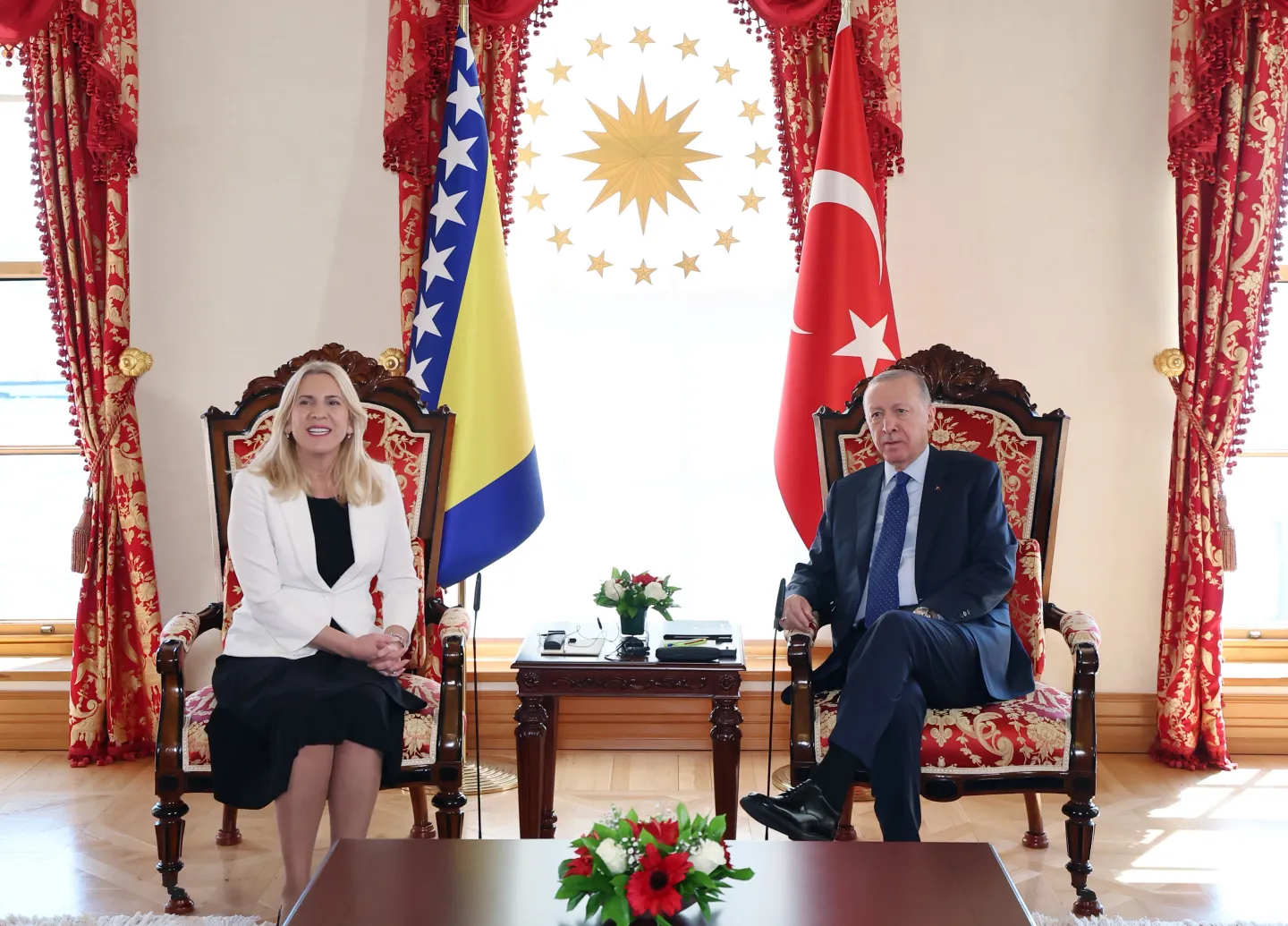 Erdogan se u Istanbulu sastao sa predsjedavajućom Predsjedništva BiH Cvijanović