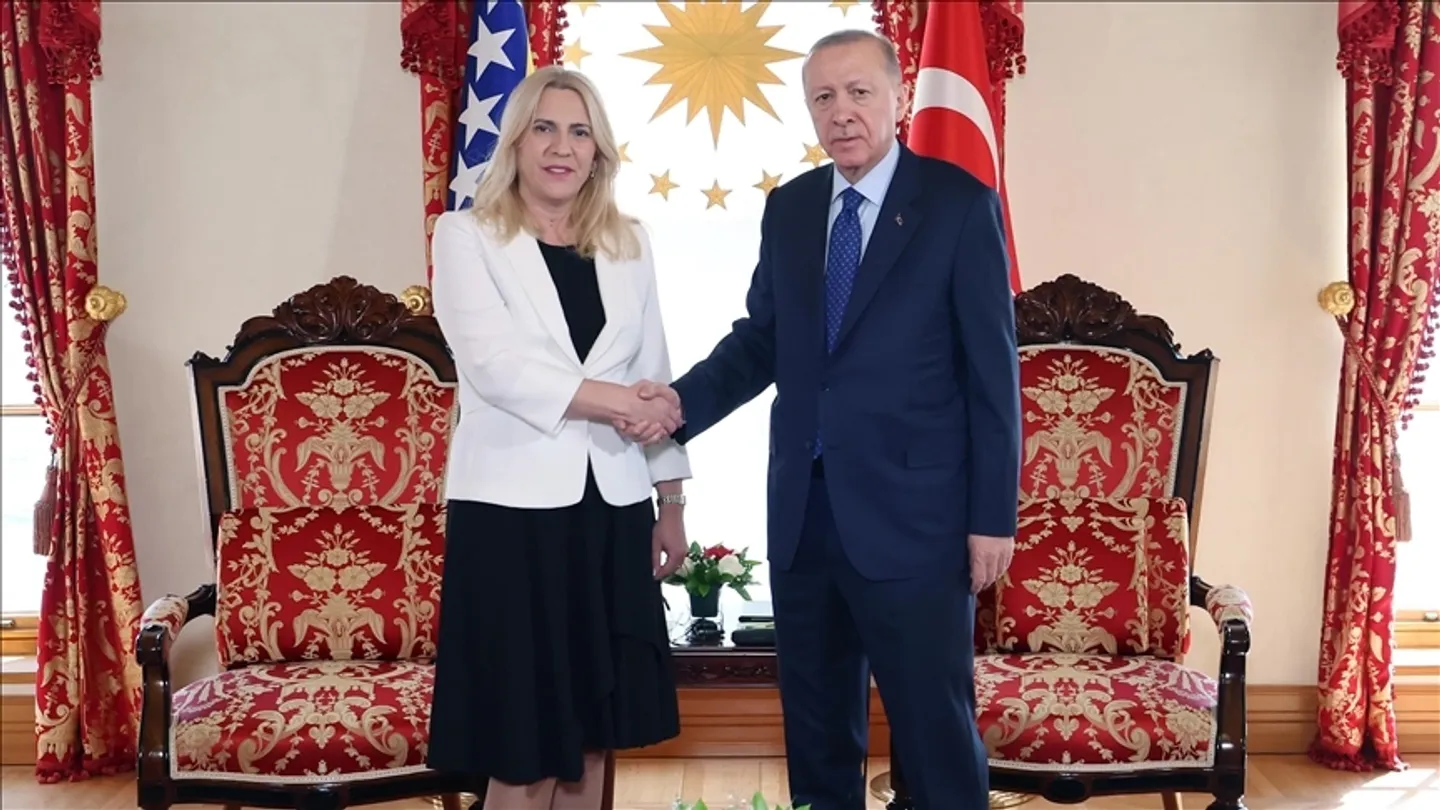 Erdoğan pret në takim në Istanbul kryetaren e Presidencës së BeH-së