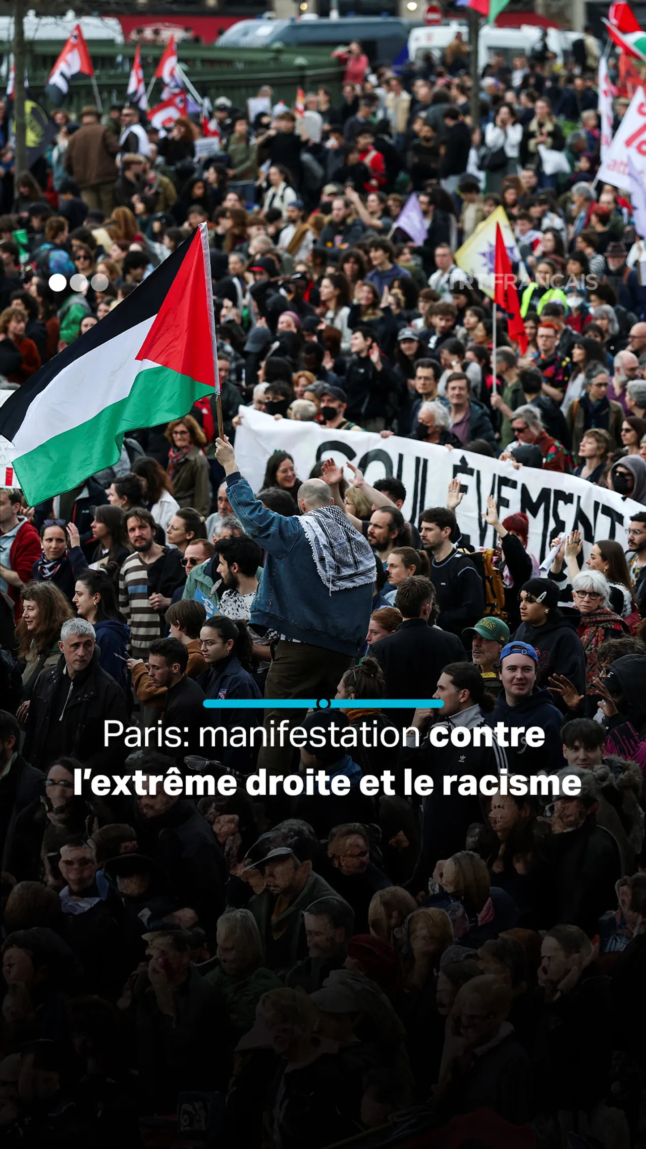 Paris: manifestation contre l’extrême droite et le racisme