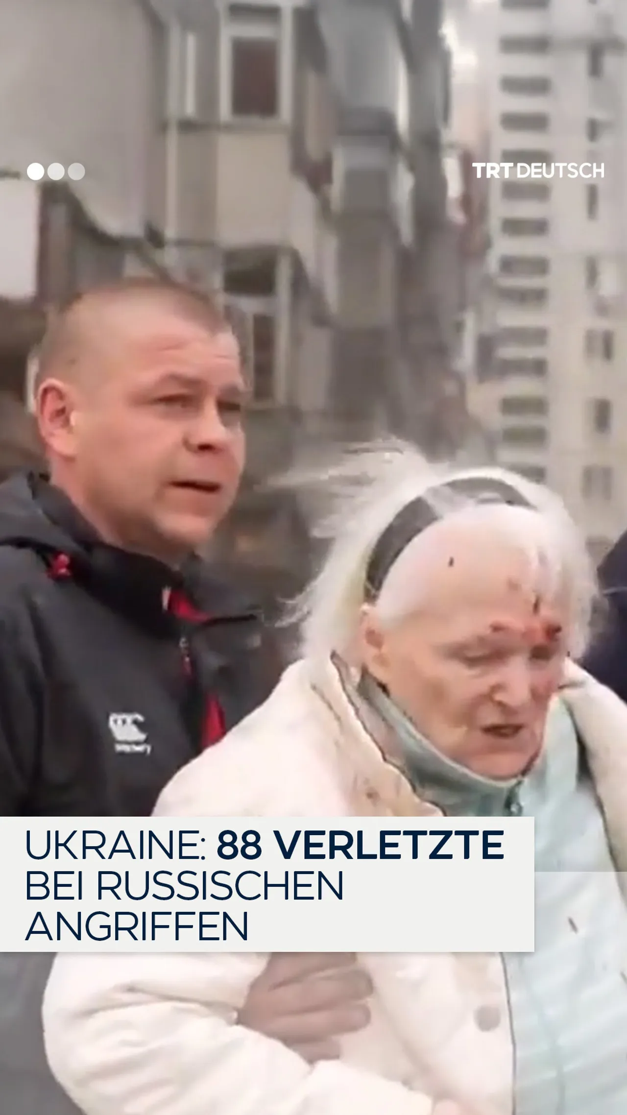 Ukraine: 88 Verletzte
bei russischen Angriffen
