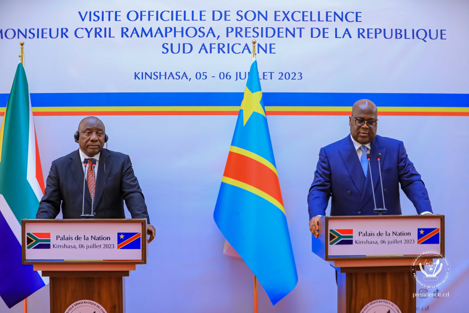 La RDC et l'Afrique du Sud s'engagent à renforcer leur coopération en matière de défense