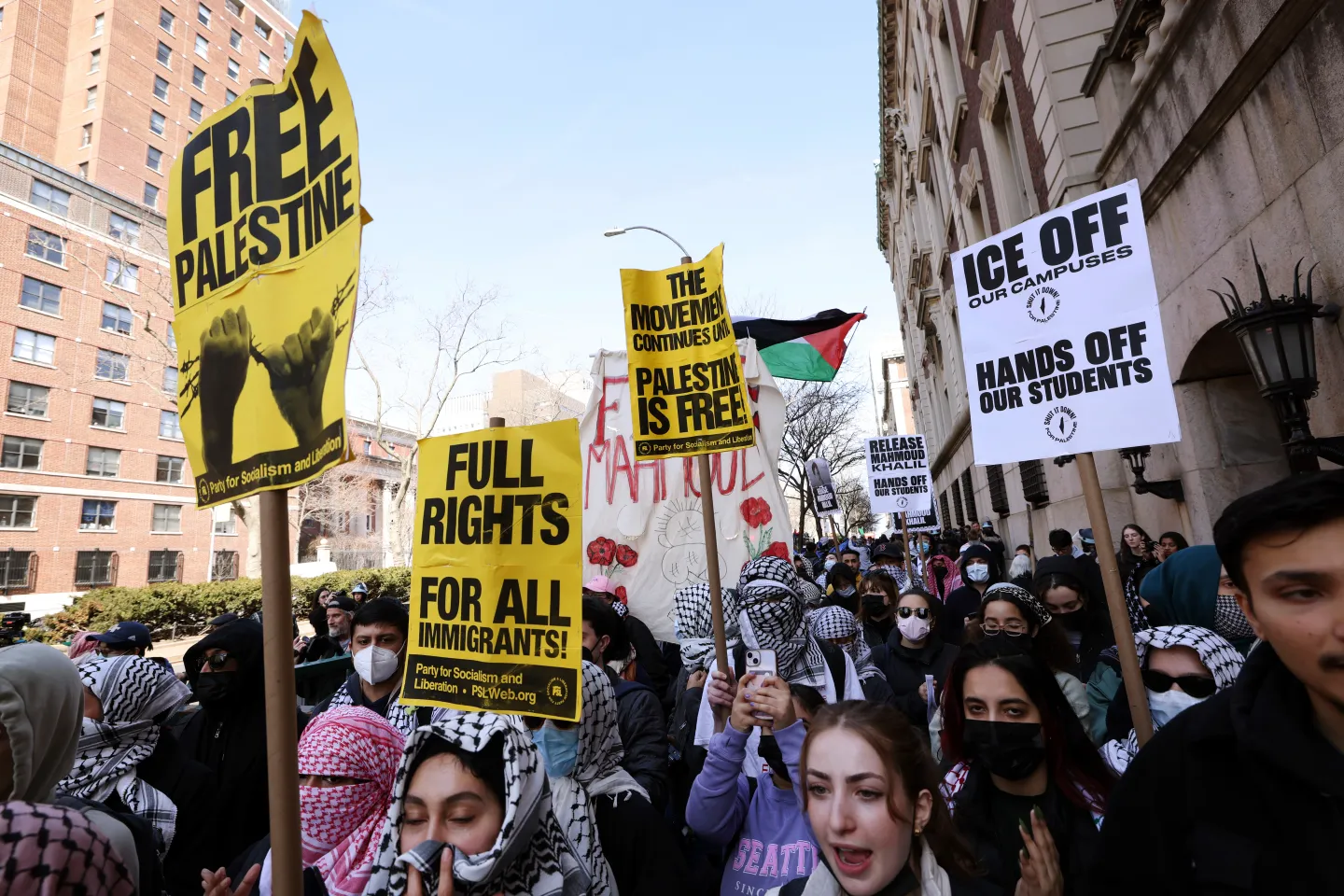 US judge temporarily blocks Trump admin from deporting Columbia pro-Palestine student