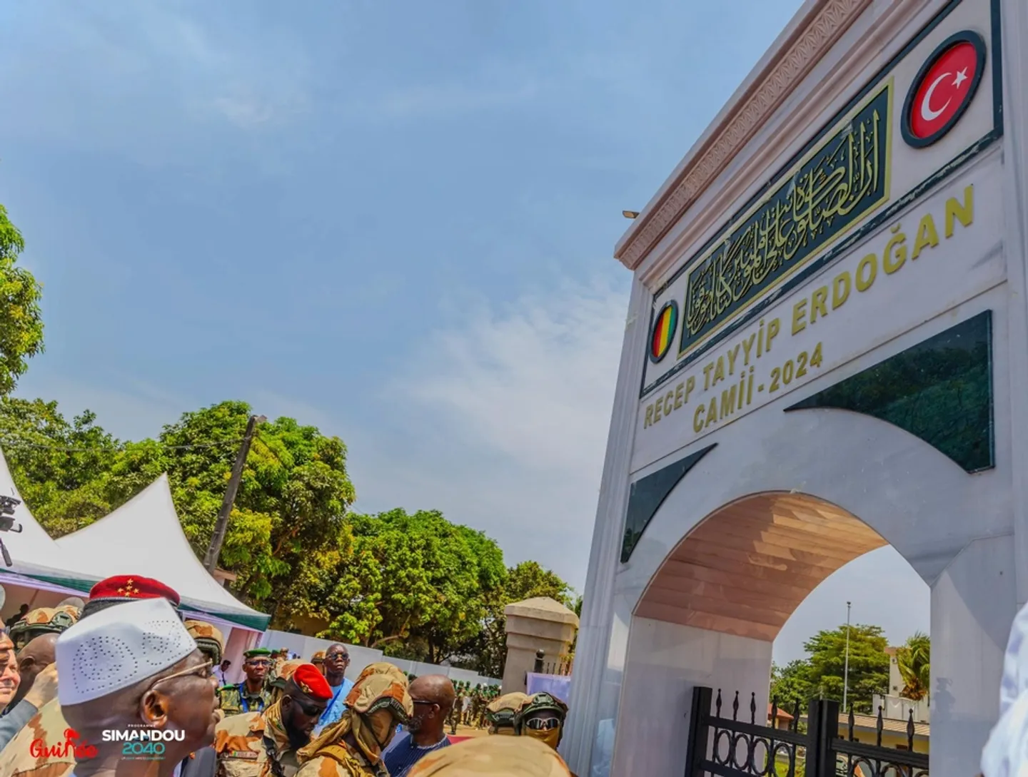 Une mosquée portant le nom du président turc, Recep Tayyip Erdogan, a été inaugurée en Guinée